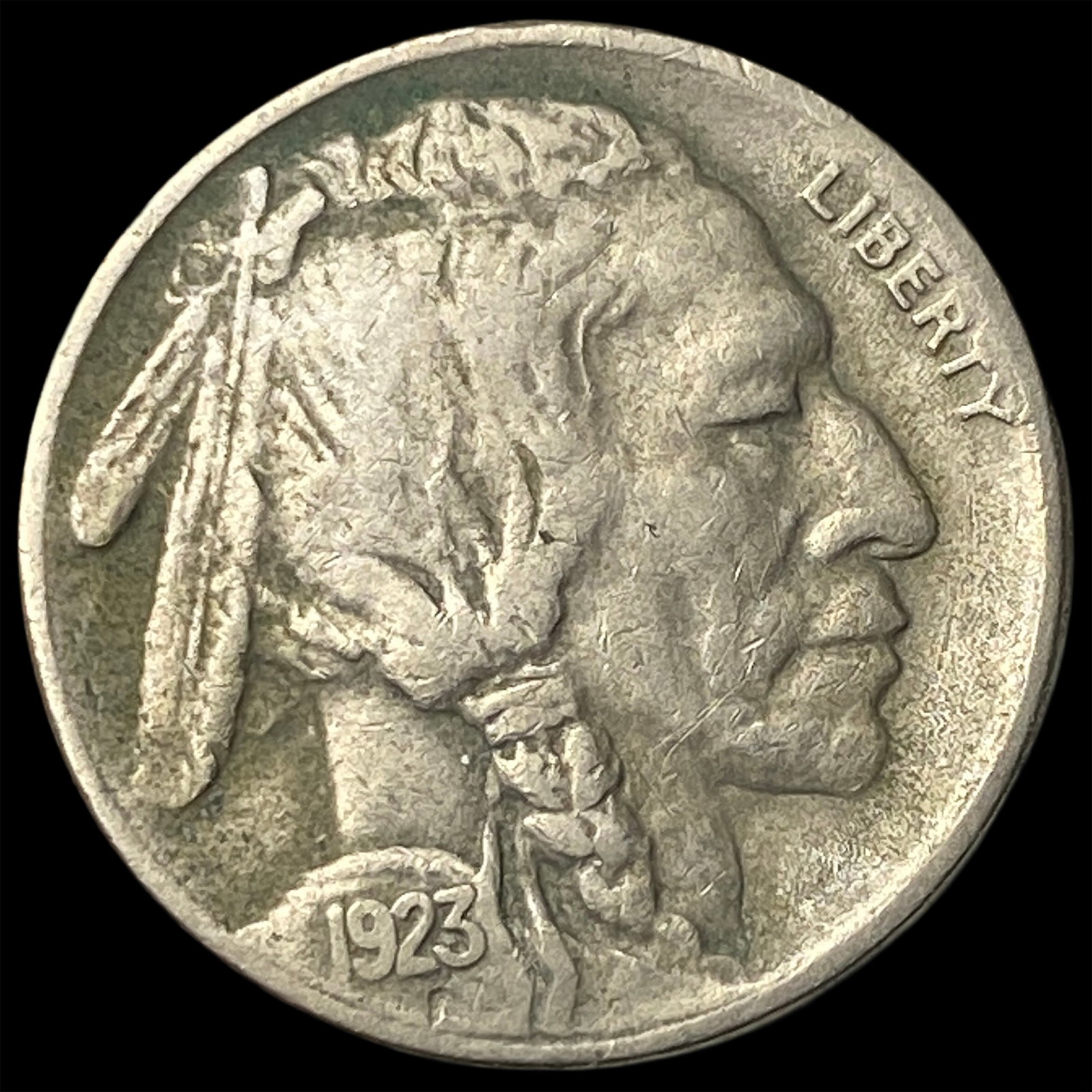 1923-S Buffalo Nickel LIGHTLY CIRCULATED: 1923-S Buffalo Nickel LIGHTLY CIRCULATED