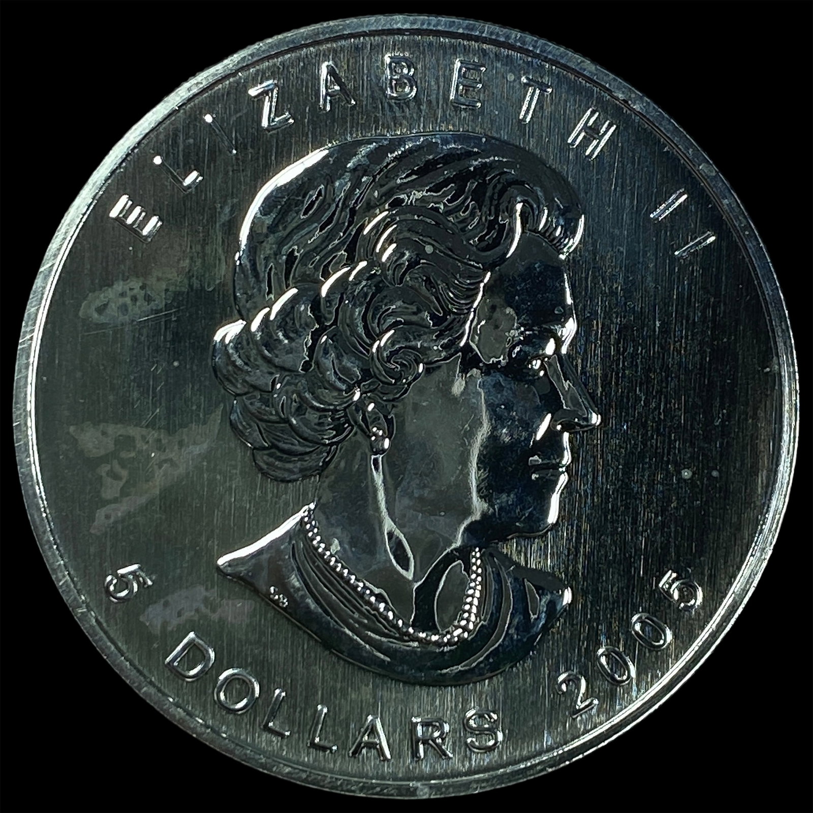 2005 Silver 1 oz Canadian Maple Leaf UNCIRCULATED: 2005 Silver 1 oz Canadian Maple Leaf UNCIRCULATED