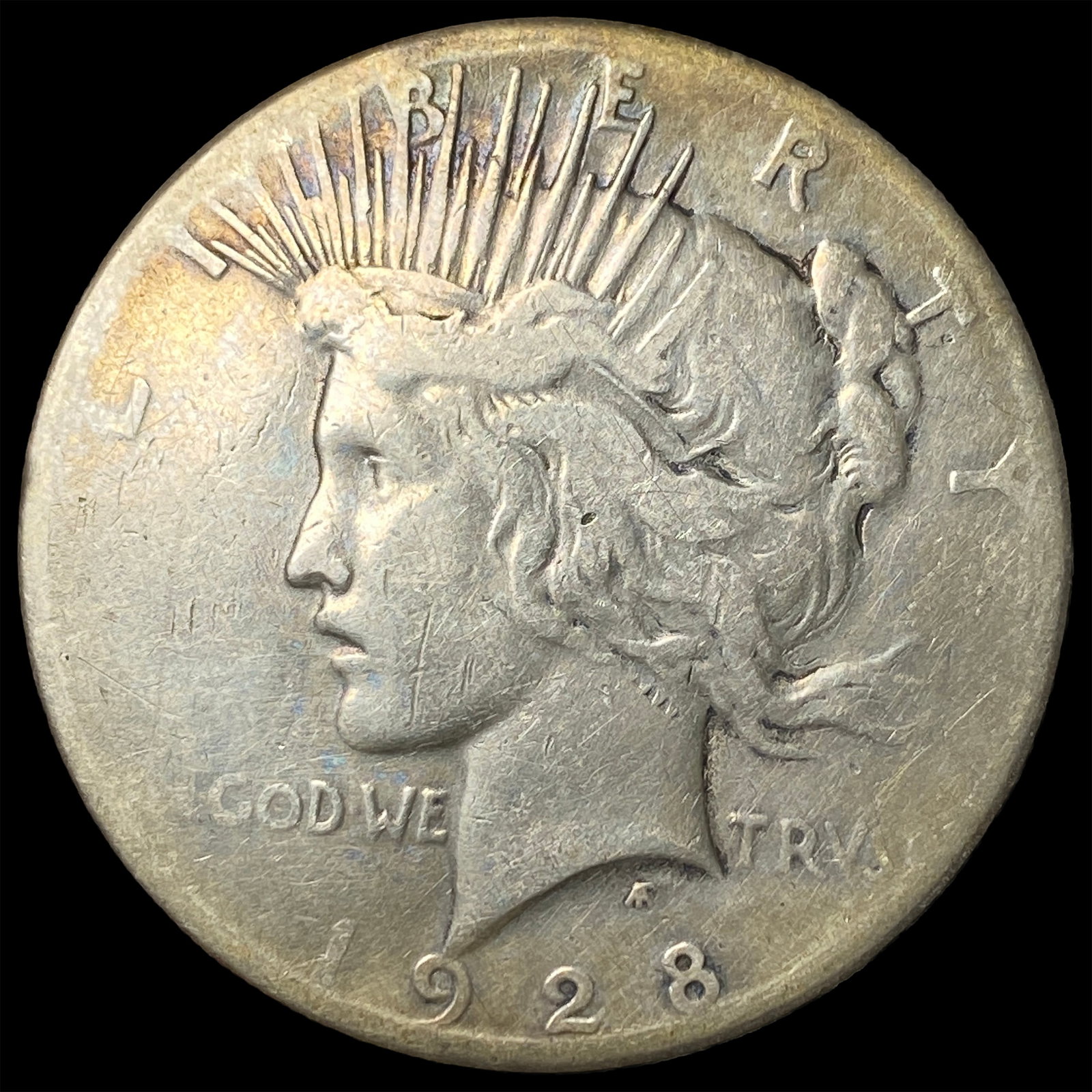 1928 Silver Peace Dollar NICELY CIRCULATED: 1928 Silver Peace Dollar NICELY CIRCULATED