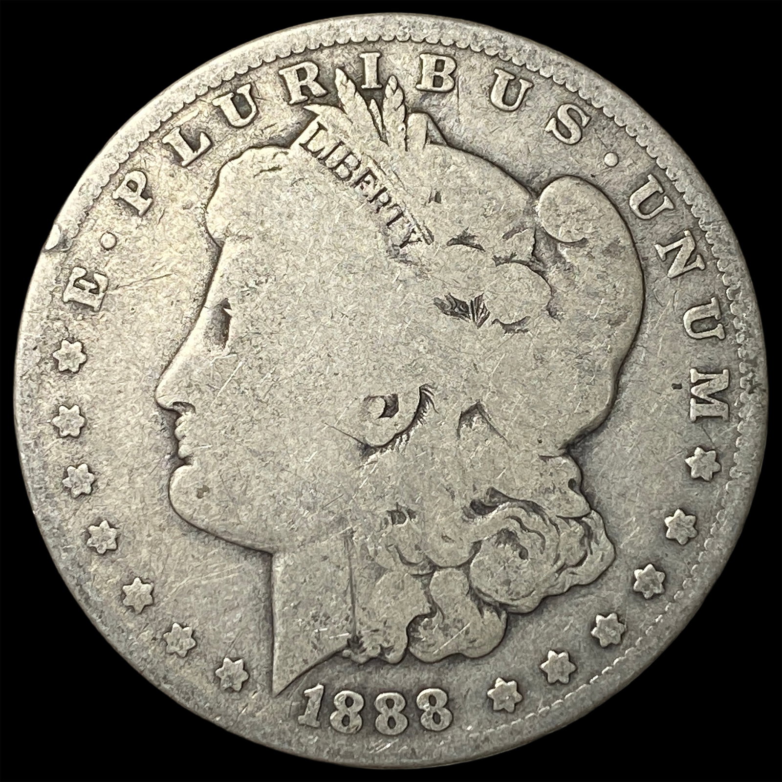 1888-O Silver Morgan Dollar NICELY CIRCULATED: 1888-O Silver Morgan Dollar NICELY CIRCULATED