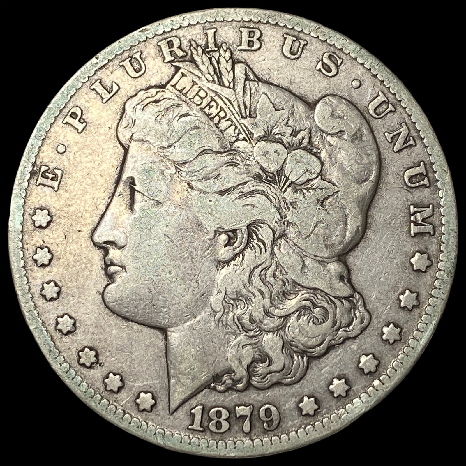 1879-CC Silver Morgan Dollar LIGHTLY CIRCULATED: 1879-CC Silver Morgan Dollar LIGHTLY CIRCULATED