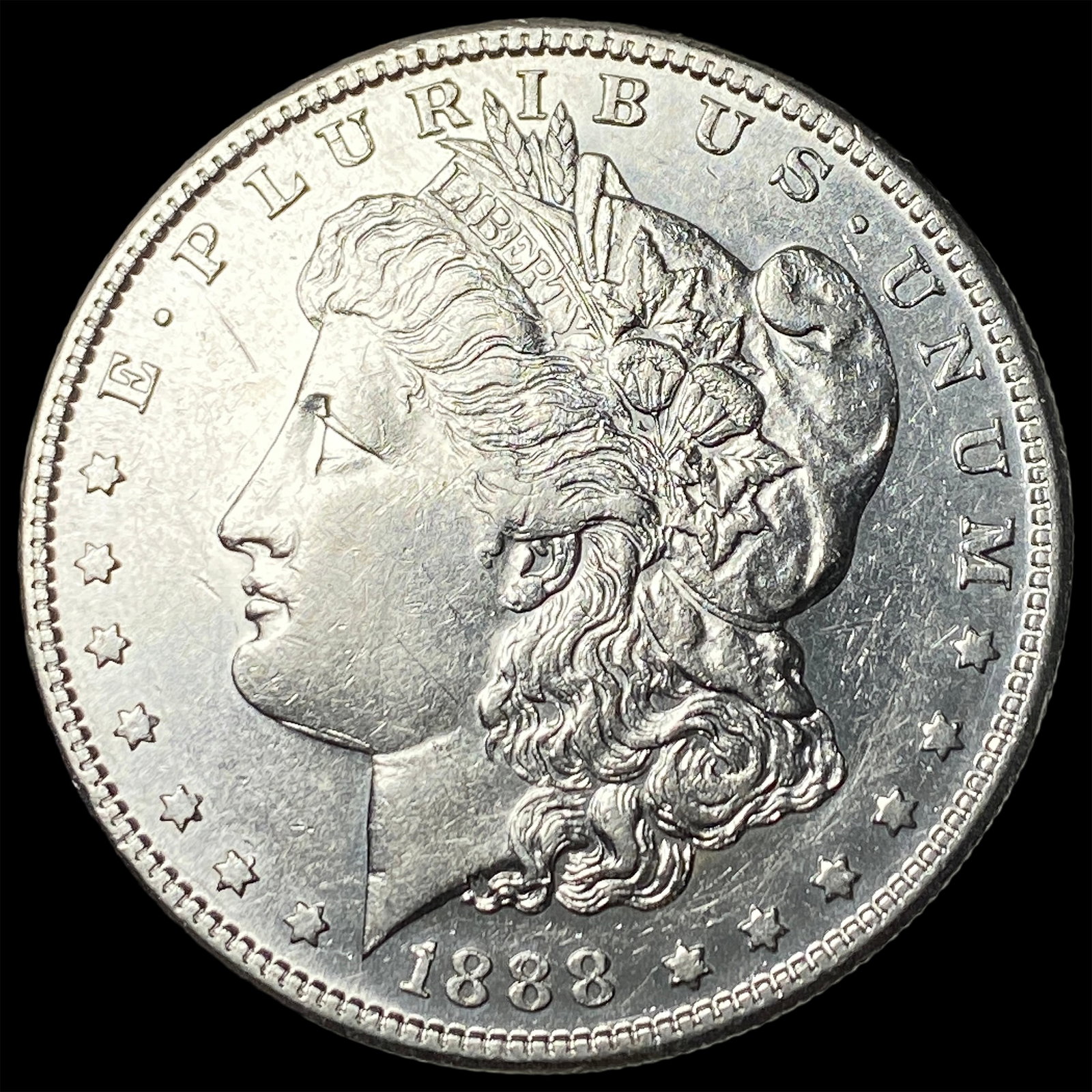 1888 Morgan Silver Dollar UNCIRCULATED: 1888 Morgan Silver Dollar UNCIRCULATED