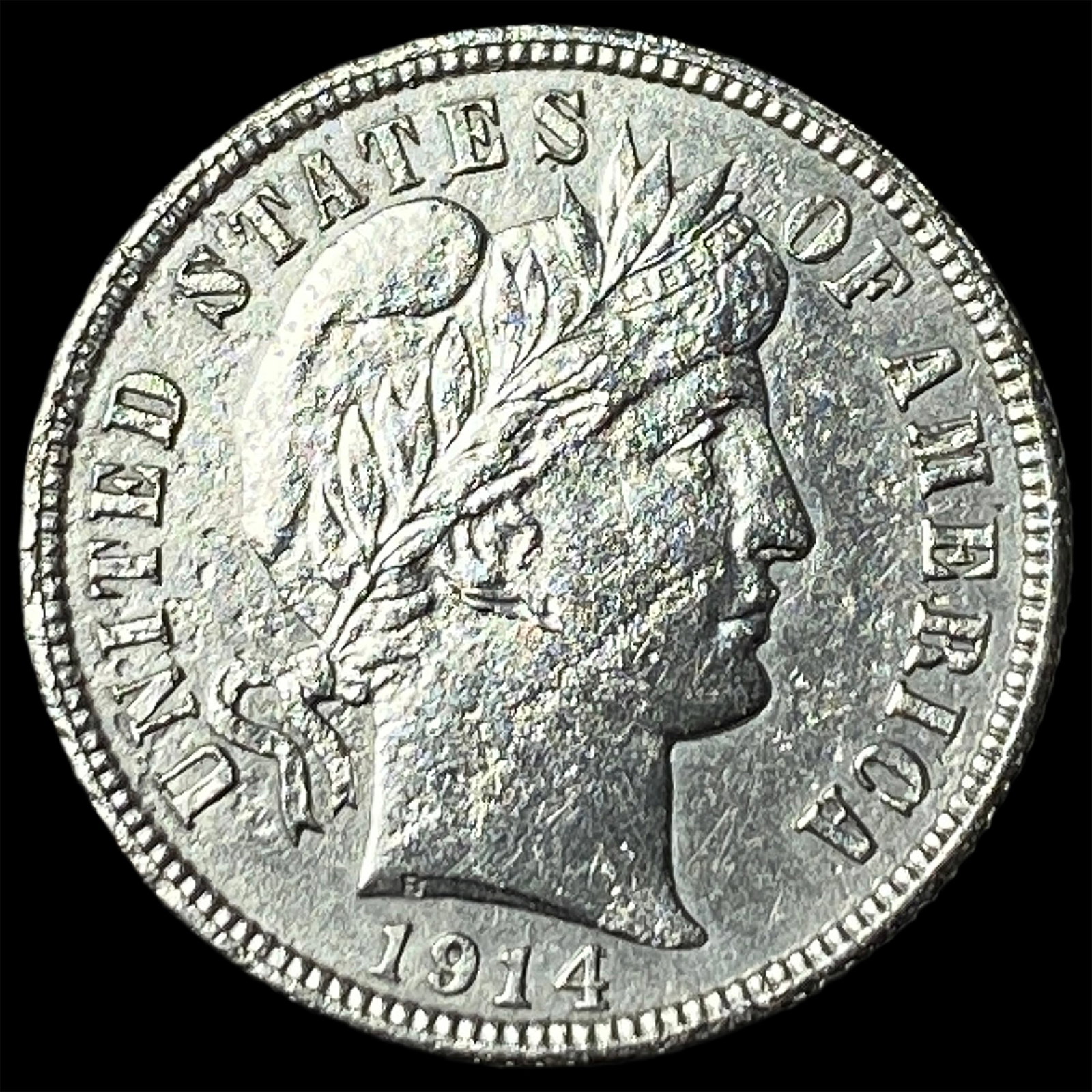 1914 Barber Dime HIGH GRADE: 1914 Barber Dime HIGH GRADE