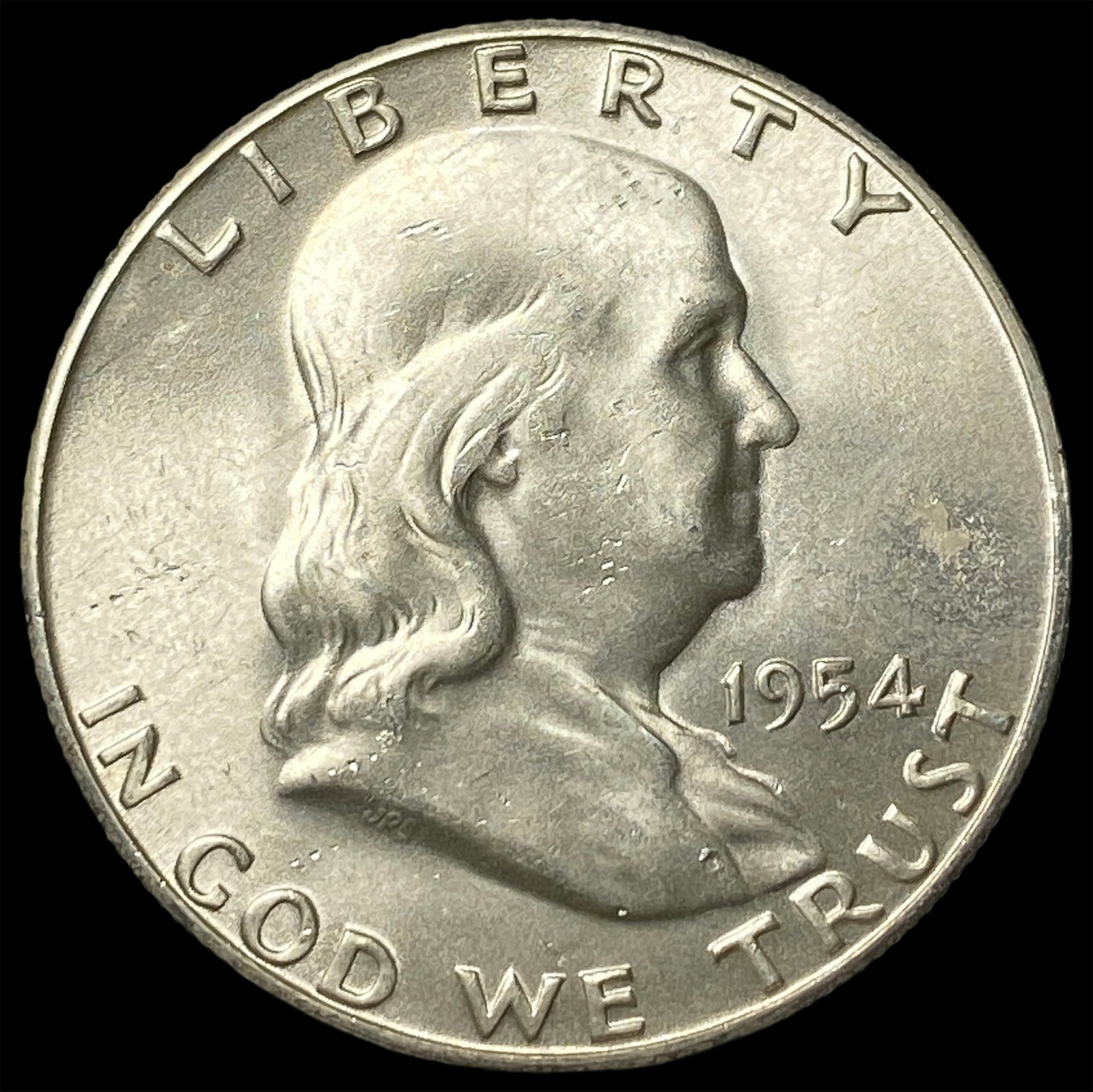 1954 Franklin Half Dollar GEM BU: 1954 Franklin Half Dollar GEM BU