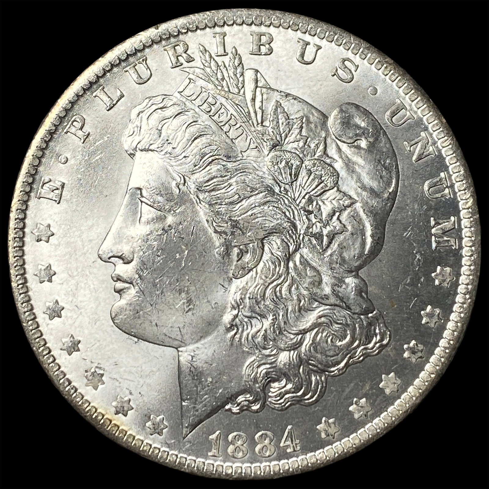 1884 Morgan Silver Dollar CHOICE BU: 1884 Morgan Silver Dollar CHOICE BU