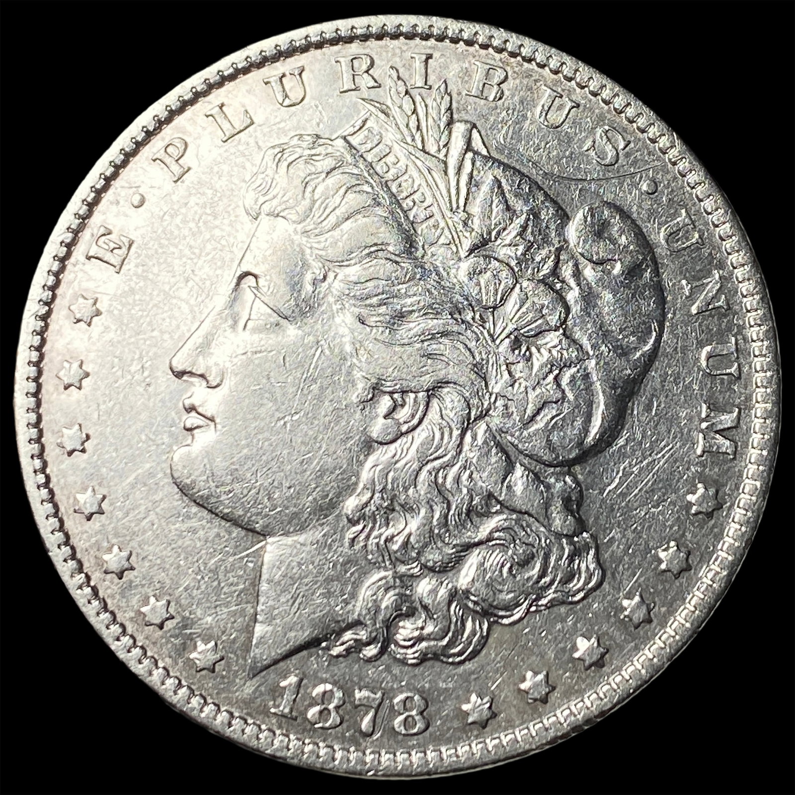 1878 Silver Morgan Dollar CLOSELY UNCIRCULATED (1 of 2)
