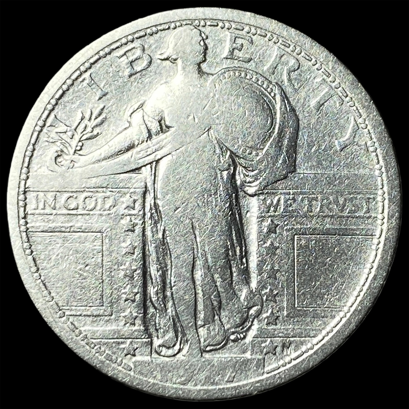 1917 Standing Liberty Quarter NICELY CIRCULATED: 1917 Standing Liberty Quarter NICELY CIRCULATED