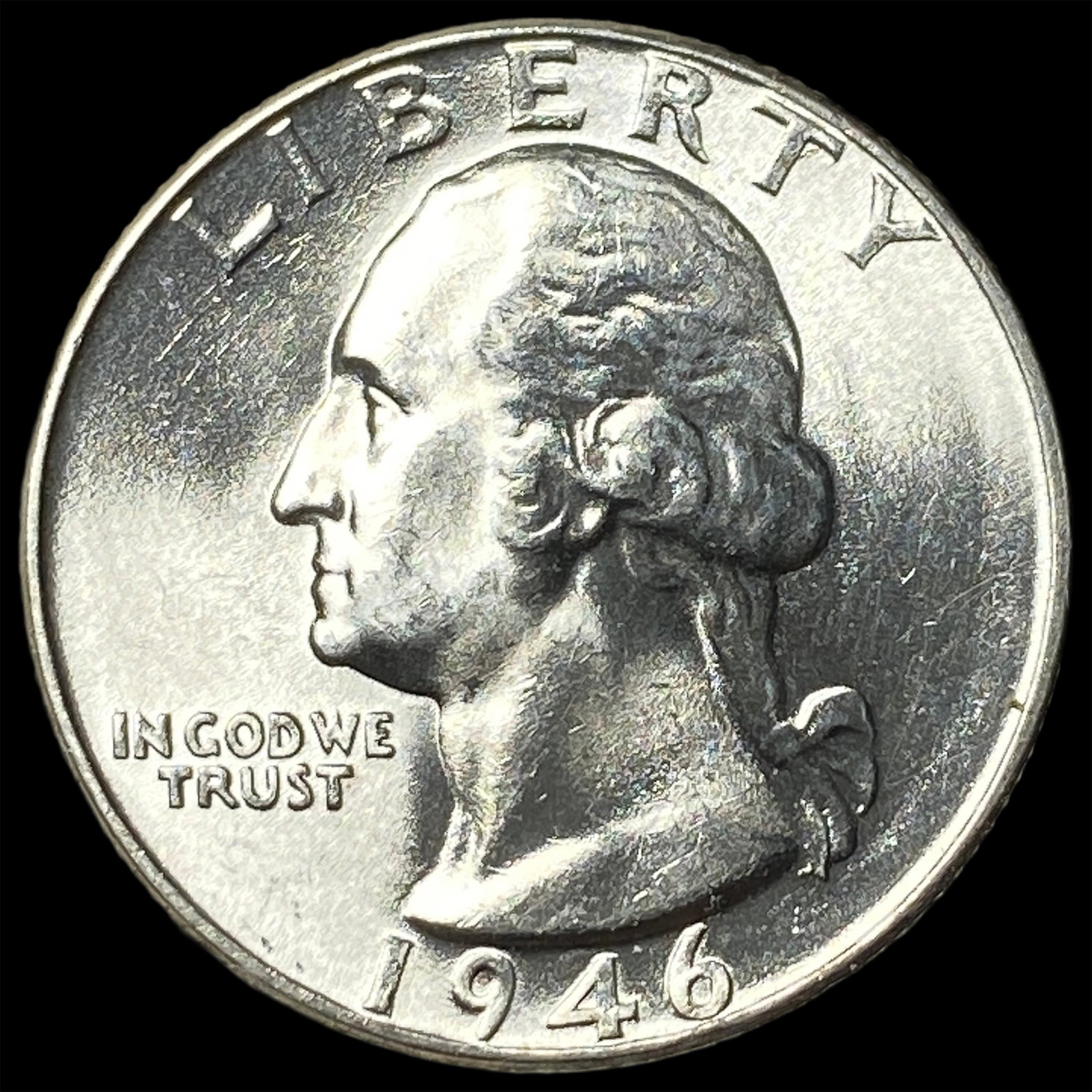 1946 Silver Washington Quarter GEM BU (1 of 2)