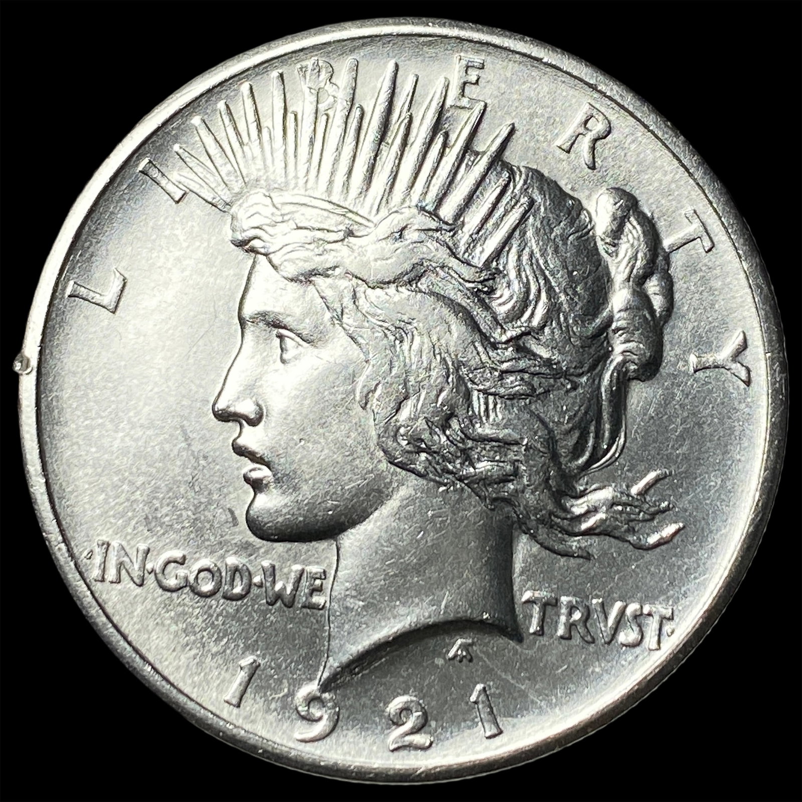 1921 Silver High Relief Peace Dollar UNCIRCULATED: 1921 Silver High Relief Peace Dollar UNCIRCULATED
