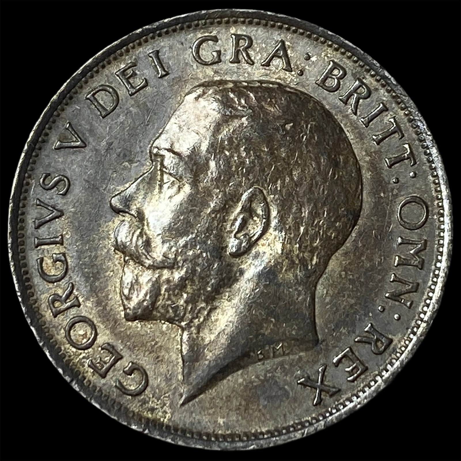 1915 Silver One Shilling Great Britain CHOICE AU: 1915 Silver One Shilling Great Britain CHOICE AU