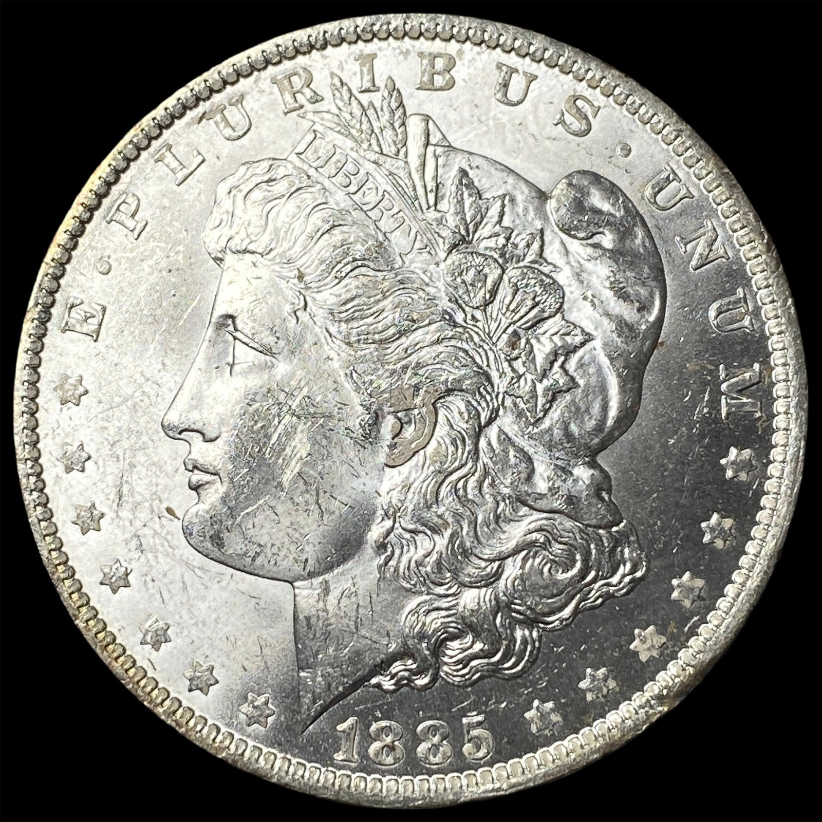 1885-O Silver Morgan Dollar CHOICE BU: 1885-O Silver Morgan Dollar CHOICE BU