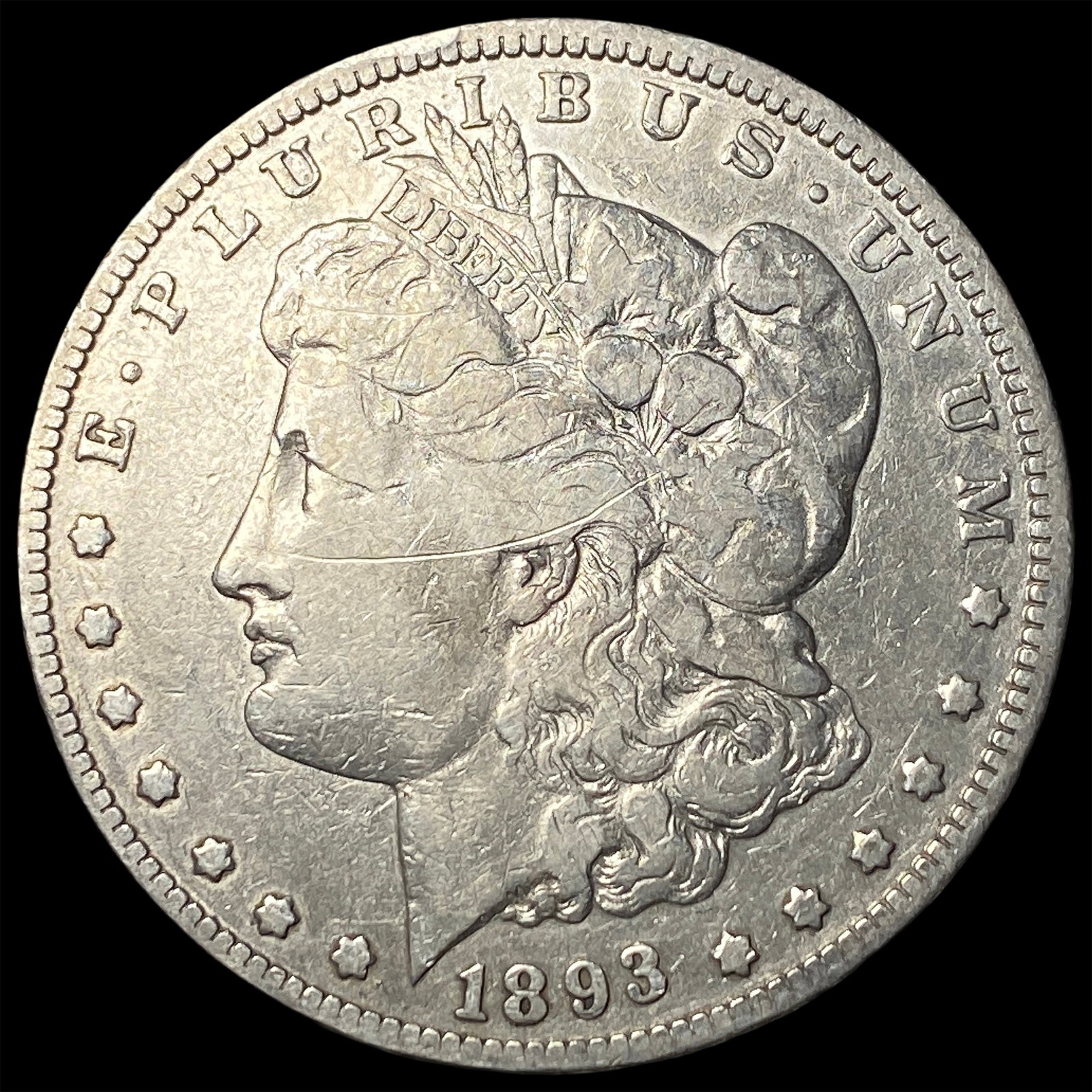 1893-O Silver Morgan Dollar NICELY CIRCULATED: 1893-O Silver Morgan Dollar NICELY CIRCULATED