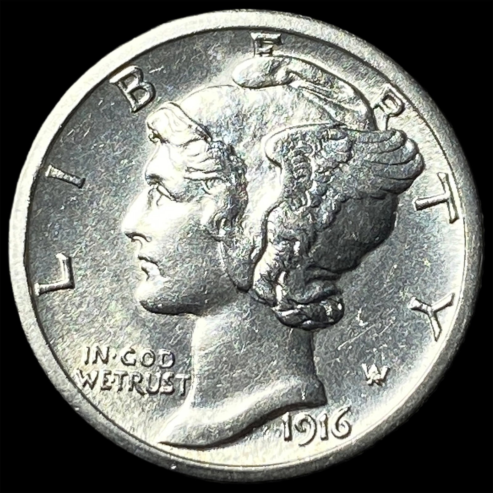 1916 Mercury Dime CHOICE BU: 1916 Mercury Dime CHOICE BU
