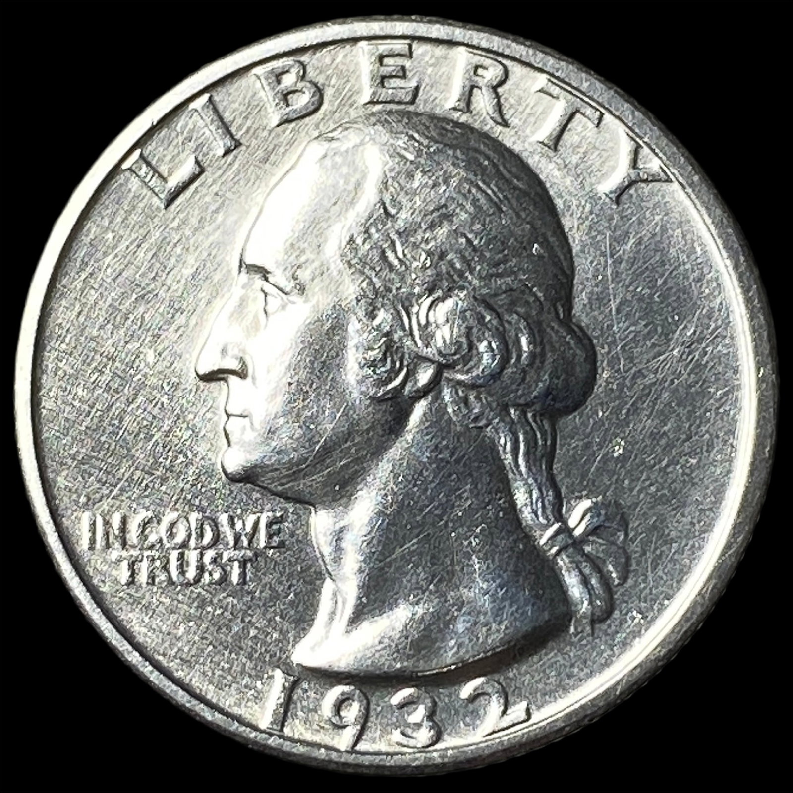 1932-S Silver Washington Quarter UNCIRCULATED: 1932-S Silver Washington Quarter UNCIRCULATED