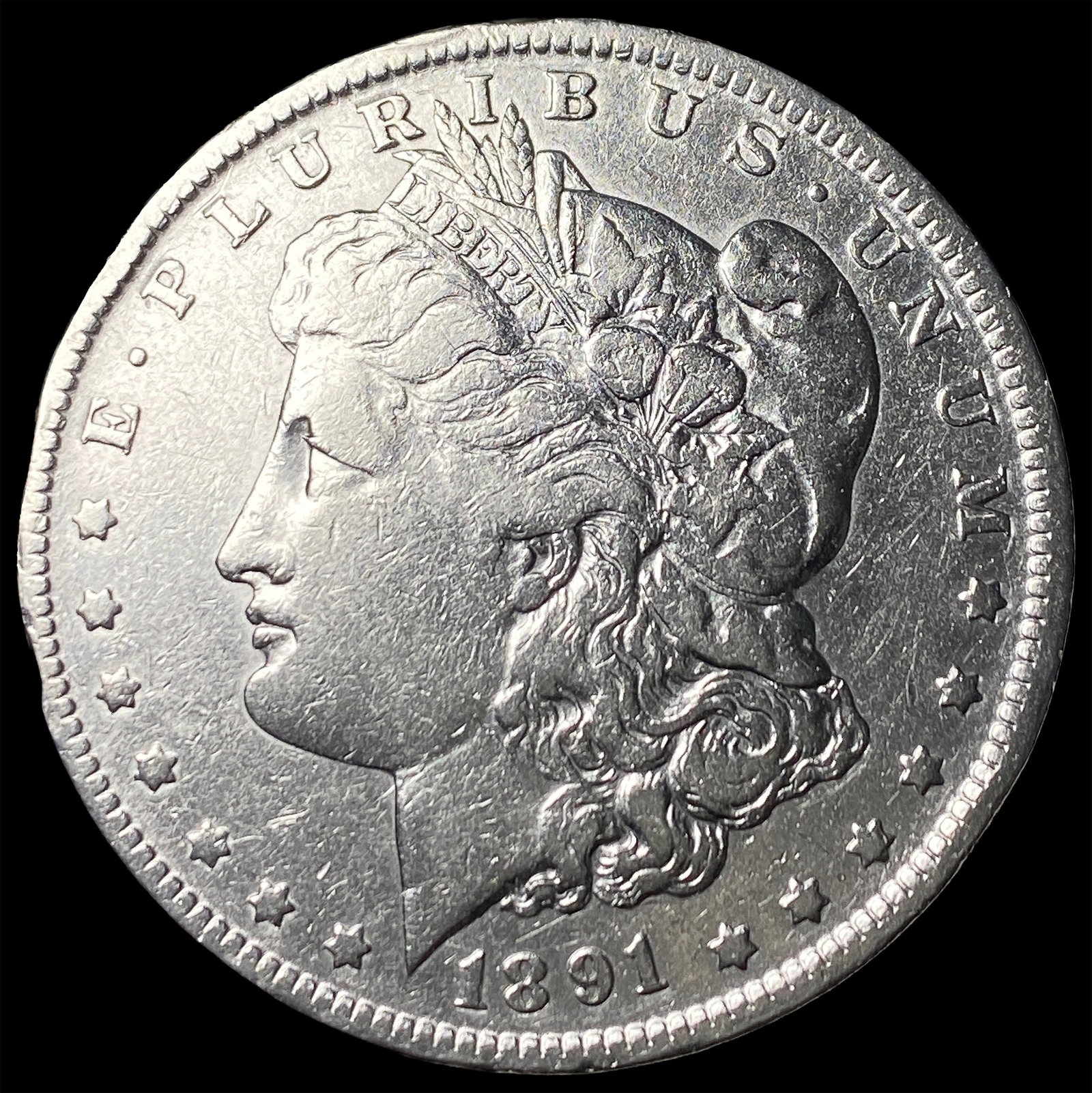 1891-O Silver Morgan Dollar CLOSELY UNCIRCULATED (1 of 2)