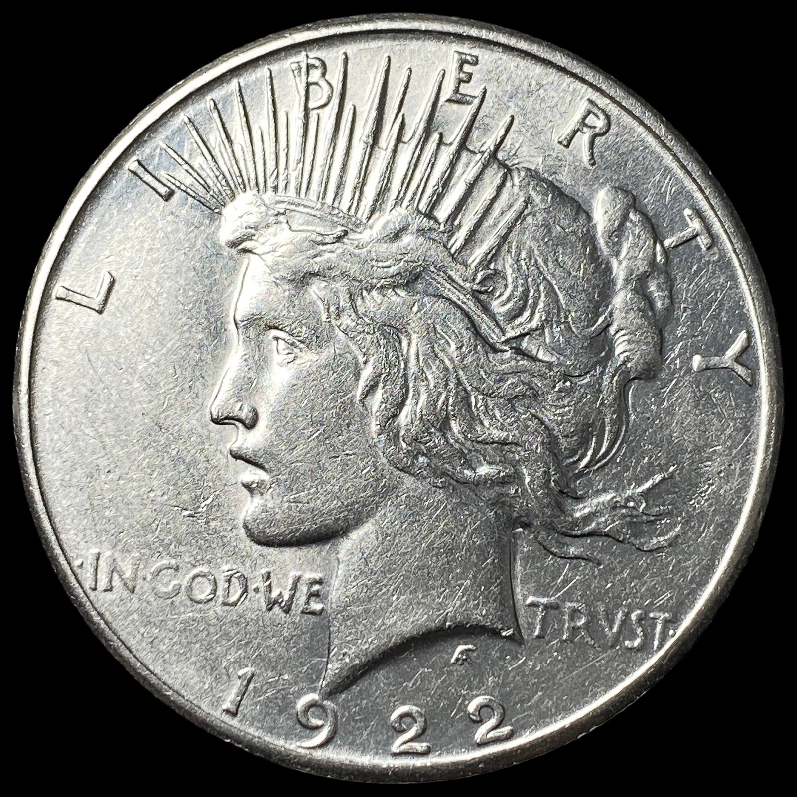 1922-S Silver Peace Dollar UNCIRCULATED: 1922-S Silver Peace Dollar UNCIRCULATED