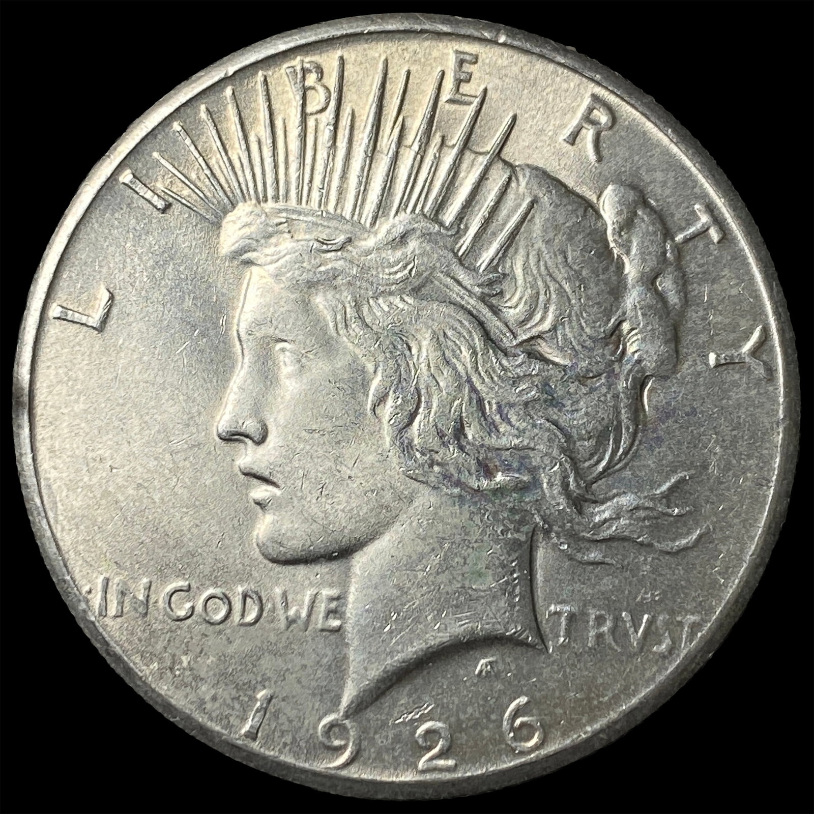 1926 Peace Silver Dollar CHOICE AU: 1926 Peace Silver Dollar CHOICE AU