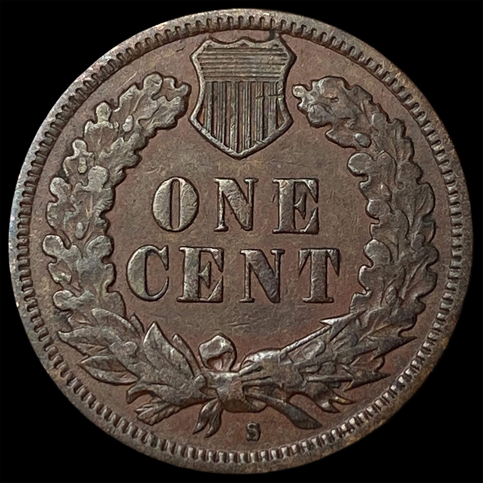 1908-S Indian Head Cent NEARLY UNCIRCULATED - 2