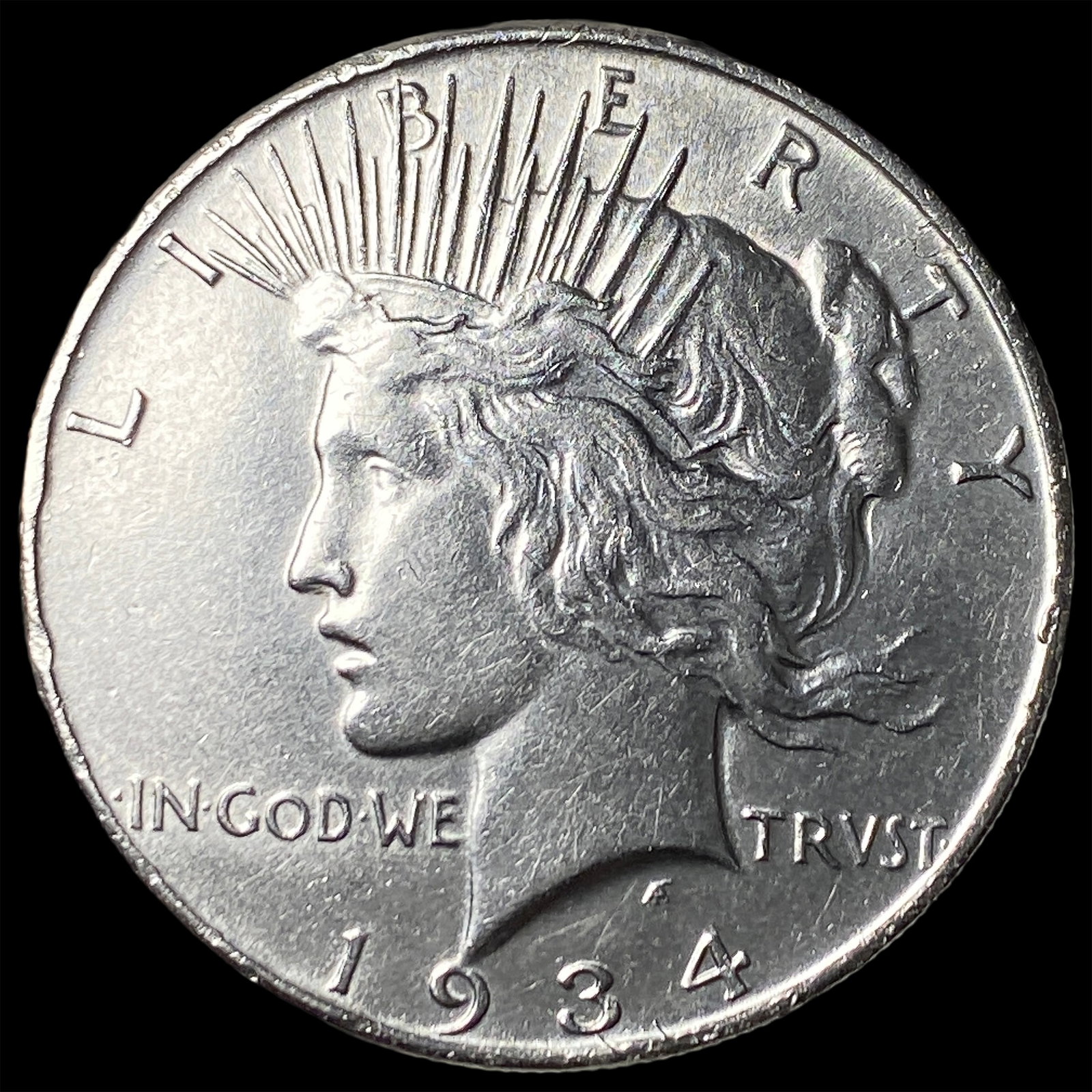 1934 Silver Peace Dollar UNCIRCULATED: 1934 Silver Peace Dollar UNCIRCULATED