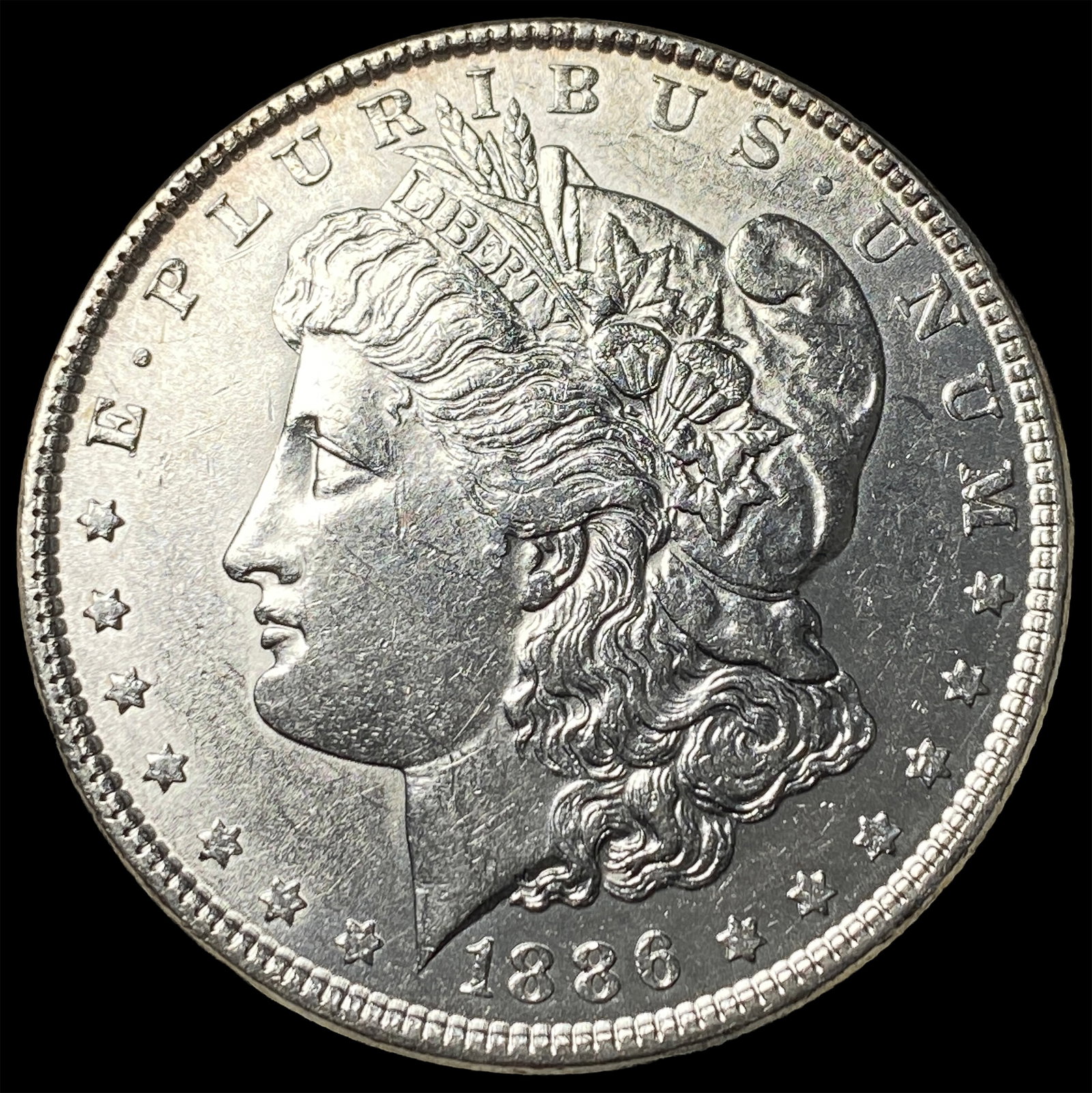 1886-S Silver Morgan Dollar UNCIRCULATED: 1886-S Silver Morgan Dollar UNCIRCULATED