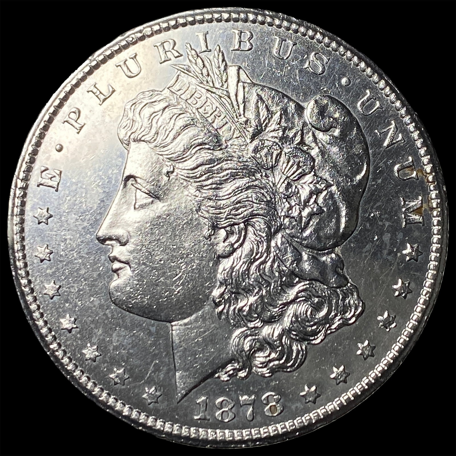 1878-S Silver Morgan Dollar UNCIRCULATED: 1878-S Silver Morgan Dollar UNCIRCULATED