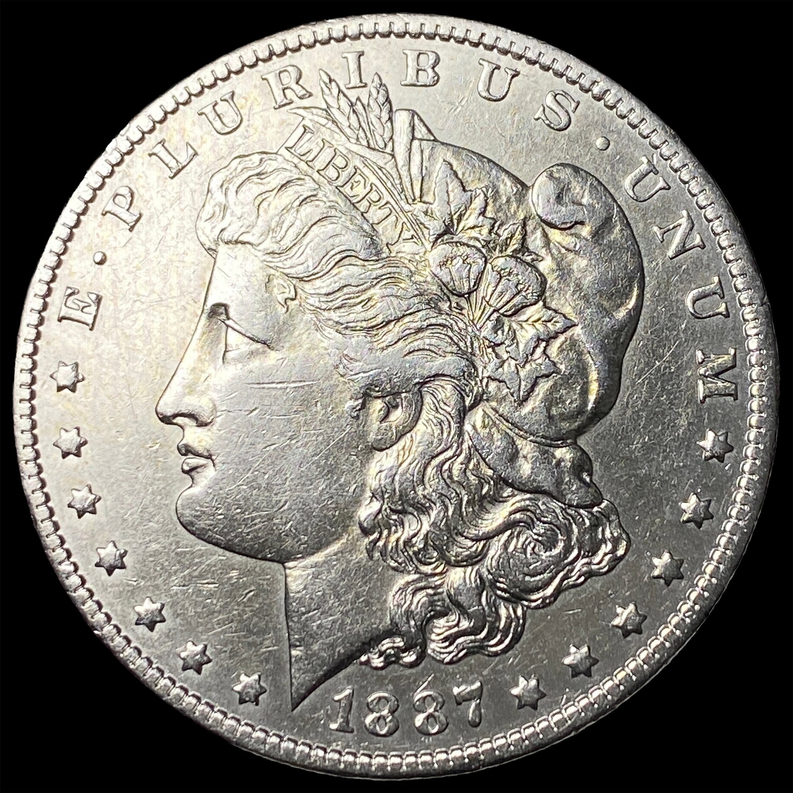 1887-O Silver Morgan Dollar CLOSELY UNCIRCULATED: 1887-O Silver Morgan Dollar CLOSELY UNCIRCULATED