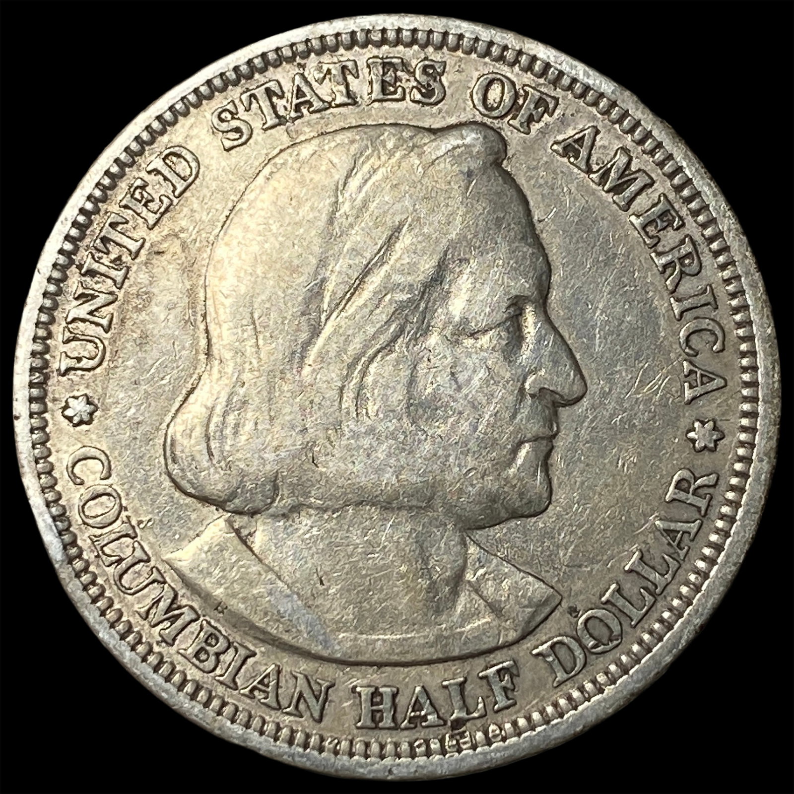 1893 Silver Columbian Half Dollar CLOSELY UNCIRCULATED: 1893 Silver Columbian Half Dollar CLOSELY UNCIRCULATED