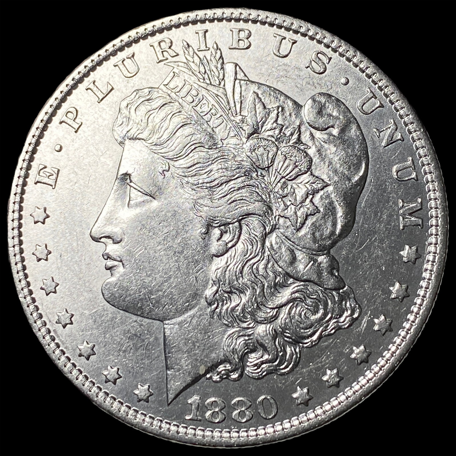 1880-O Micro O Silver Morgan Dollar UNCIRCULATED: 1880-O Micro O Silver Morgan Dollar UNCIRCULATED