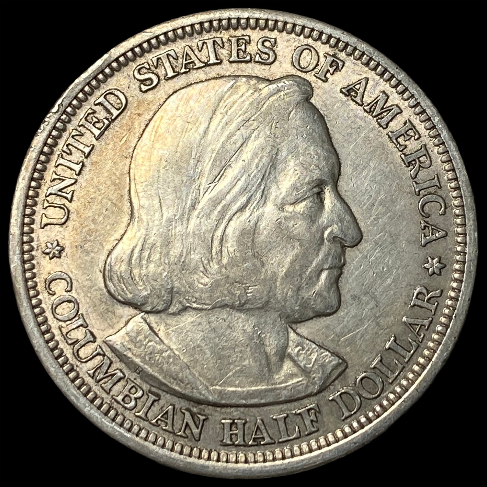 1893 Silver Columbian Half Dollar CLOSELY UNCIRCULATED: 1893 Silver Columbian Half Dollar CLOSELY UNCIRCULATED