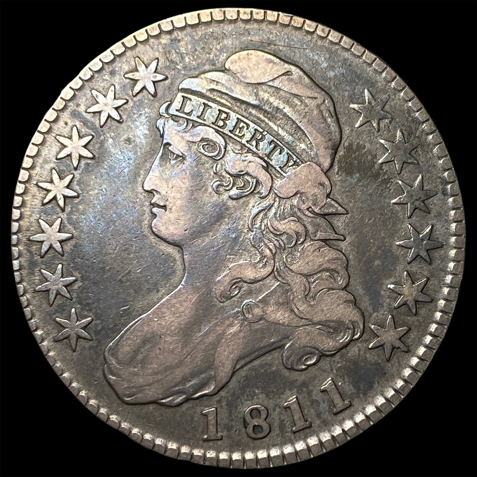 1811 Capped Bust Half Dollar NEARLY UNCIRCULATED (1 of 2)