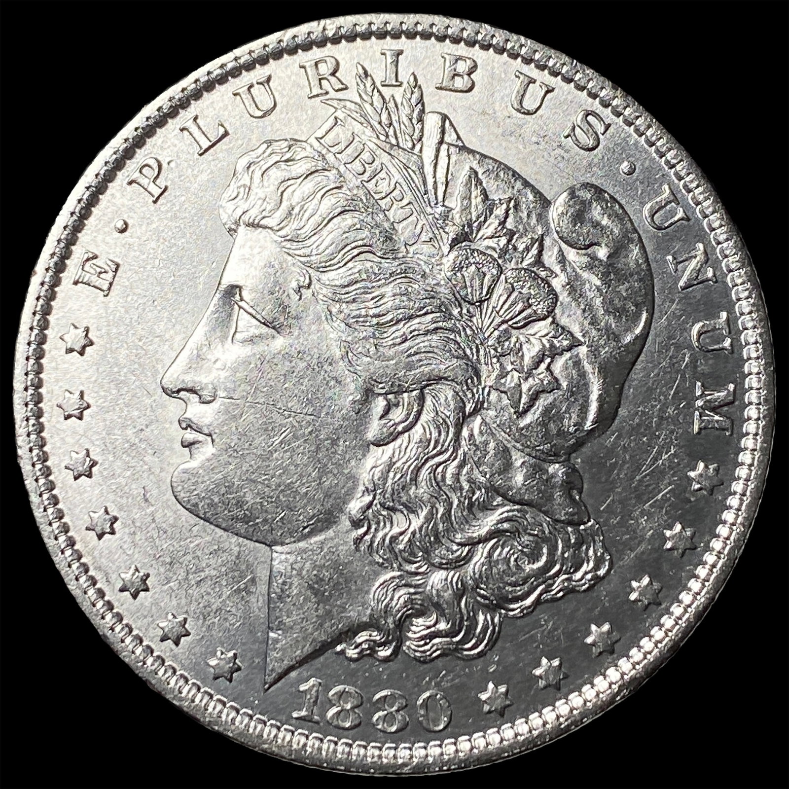 1880-O Micro O Silver Morgan Dollar UNCIRCULATED: 1880-O Micro O Silver Morgan Dollar UNCIRCULATED