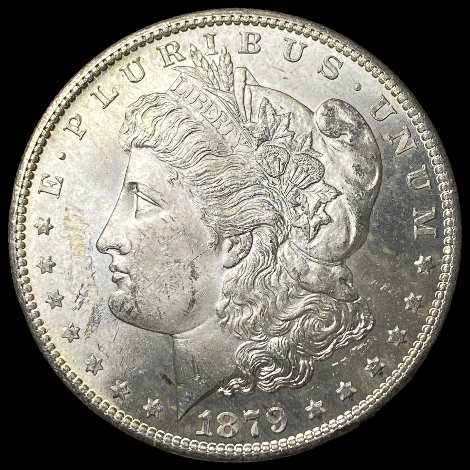 1879-S Silver Morgan Dollar CHOICE BU: 1879-S Silver Morgan Dollar CHOICE BU