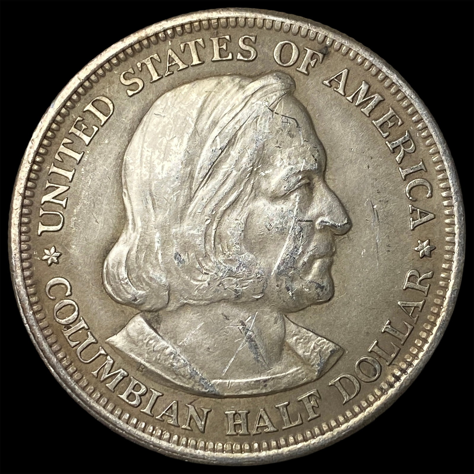 1893 Silver Columbian Half Dollar CLOSELY UNCIRCULATED: 1893 Silver Columbian Half Dollar CLOSELY UNCIRCULATED