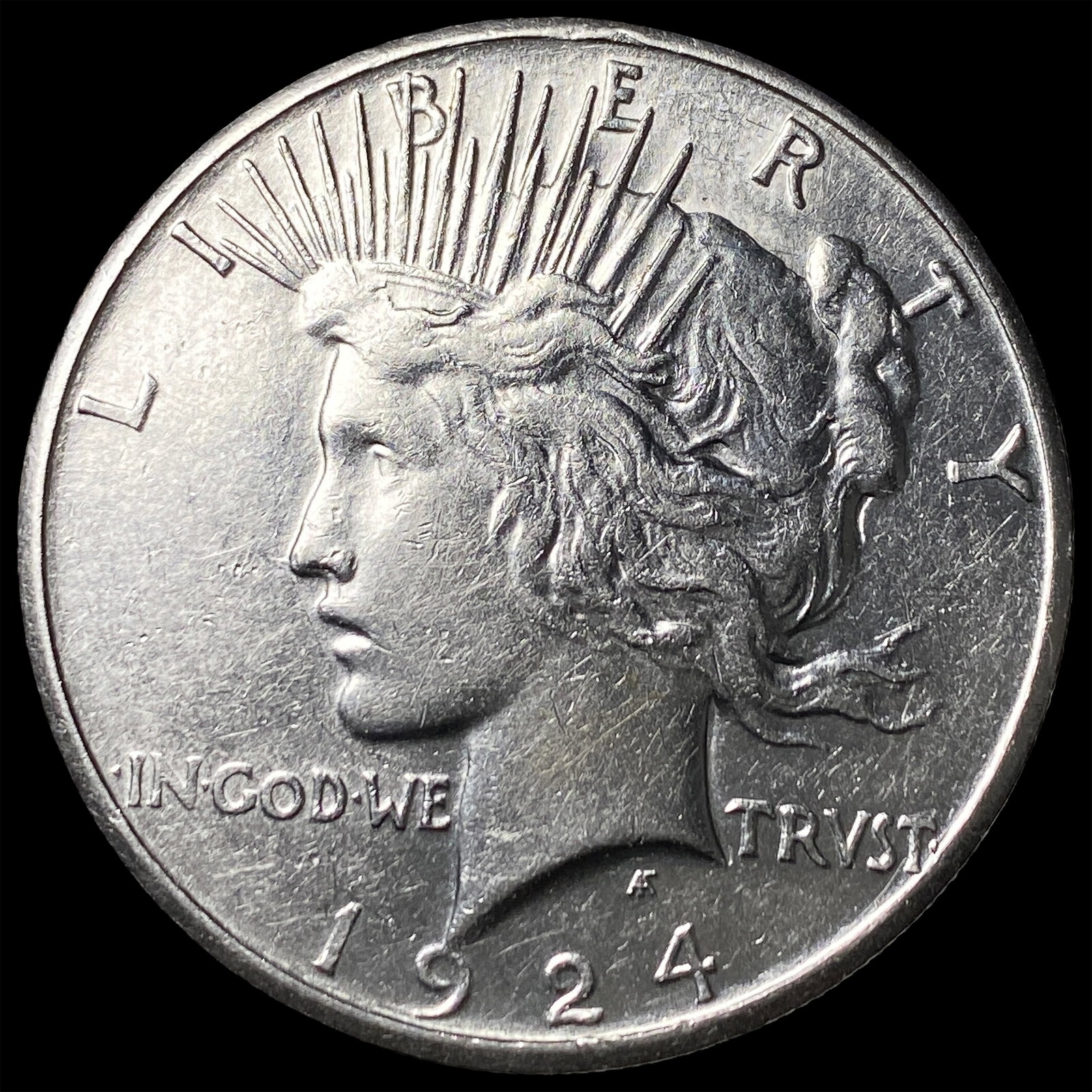 1924-S Silver Peace Dollar UNCIRCULATED: 1924-S Silver Peace Dollar UNCIRCULATED