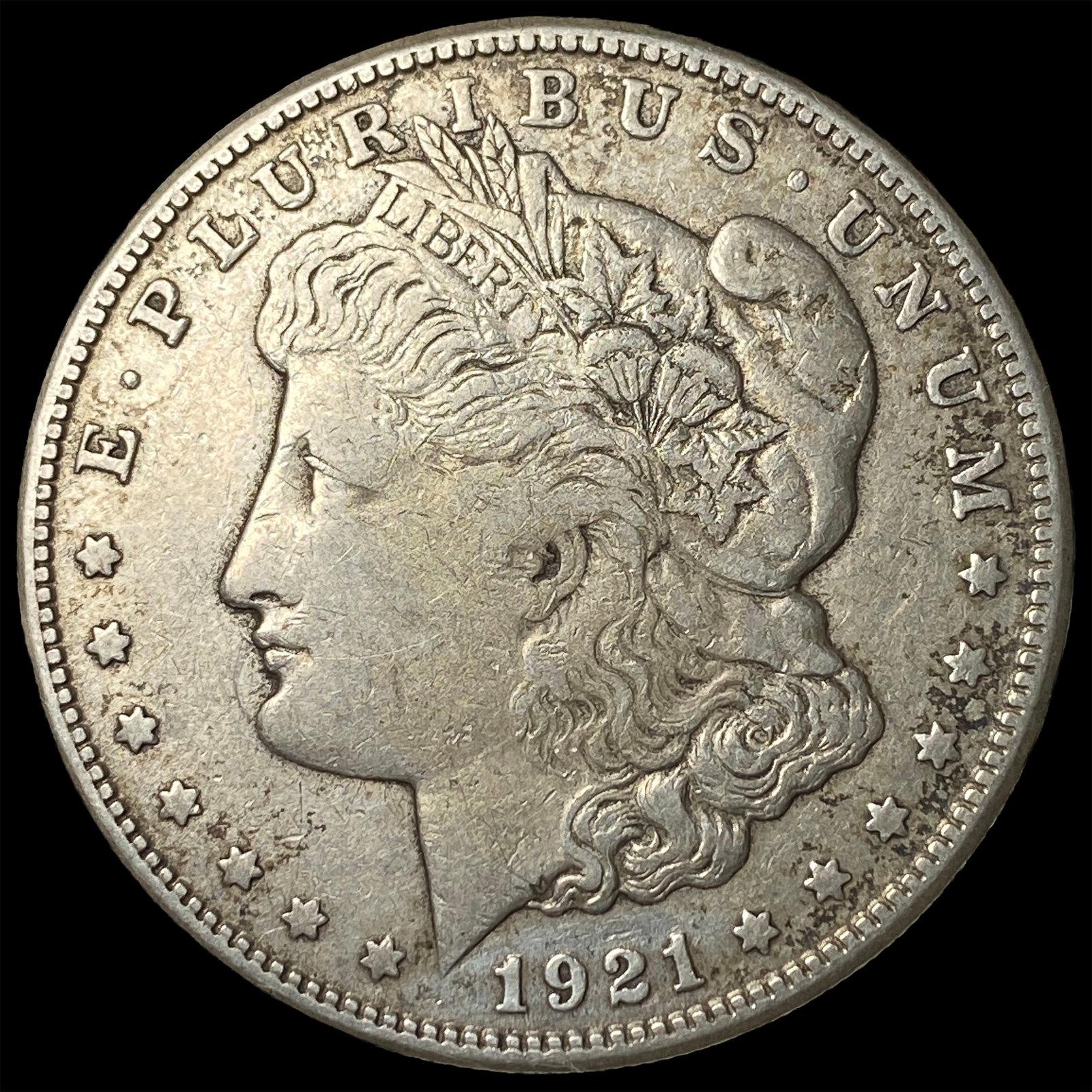 1921 Silver Morgan Dollar NEARLY UNCIRCULATED: 1921 Silver Morgan Dollar NEARLY UNCIRCULATED