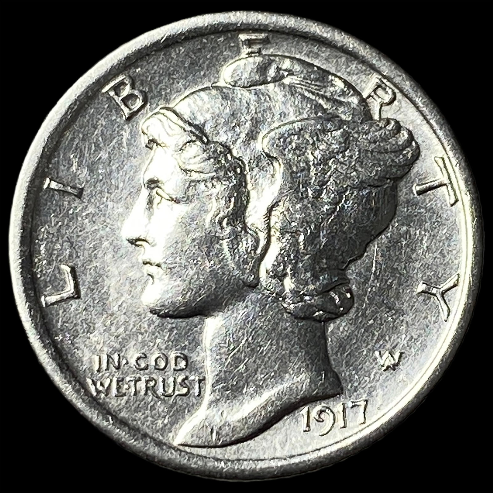 1917 Mercury Dime UNCIRCULATED: 1917 Mercury Dime UNCIRCULATED