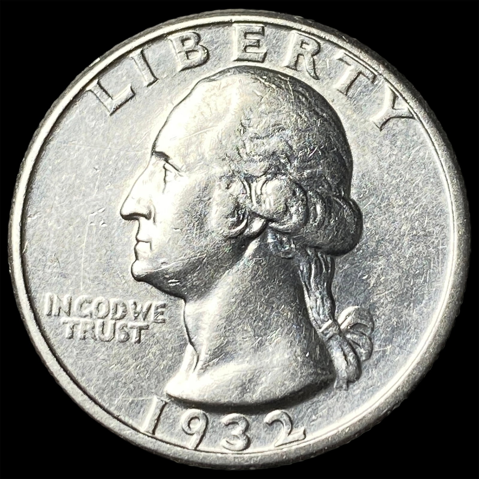 1932-S Silver Washington Quarter CLOSELY UNCIRCULATED: 1932-S Silver Washington Quarter CLOSELY UNCIRCULATED
