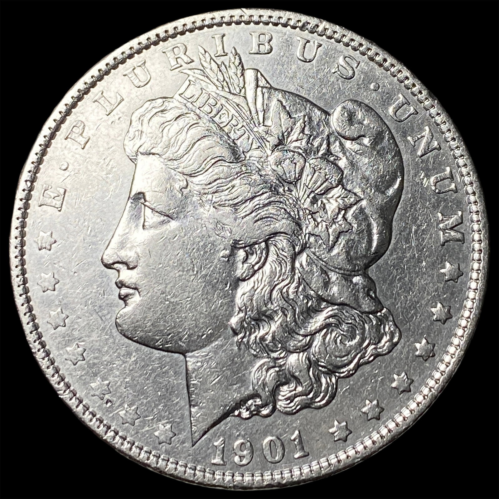 1901 Silver Morgan Dollar CLOSELY UNCIRCULATED (1 of 2)