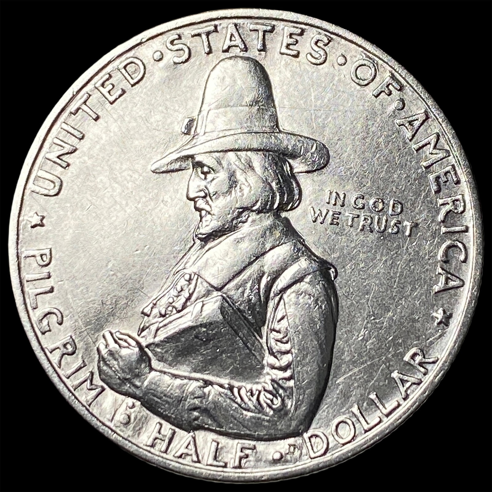 1920 Silver Half Dollar Pilgrim Tercentenary GEM BU (1 of 2)