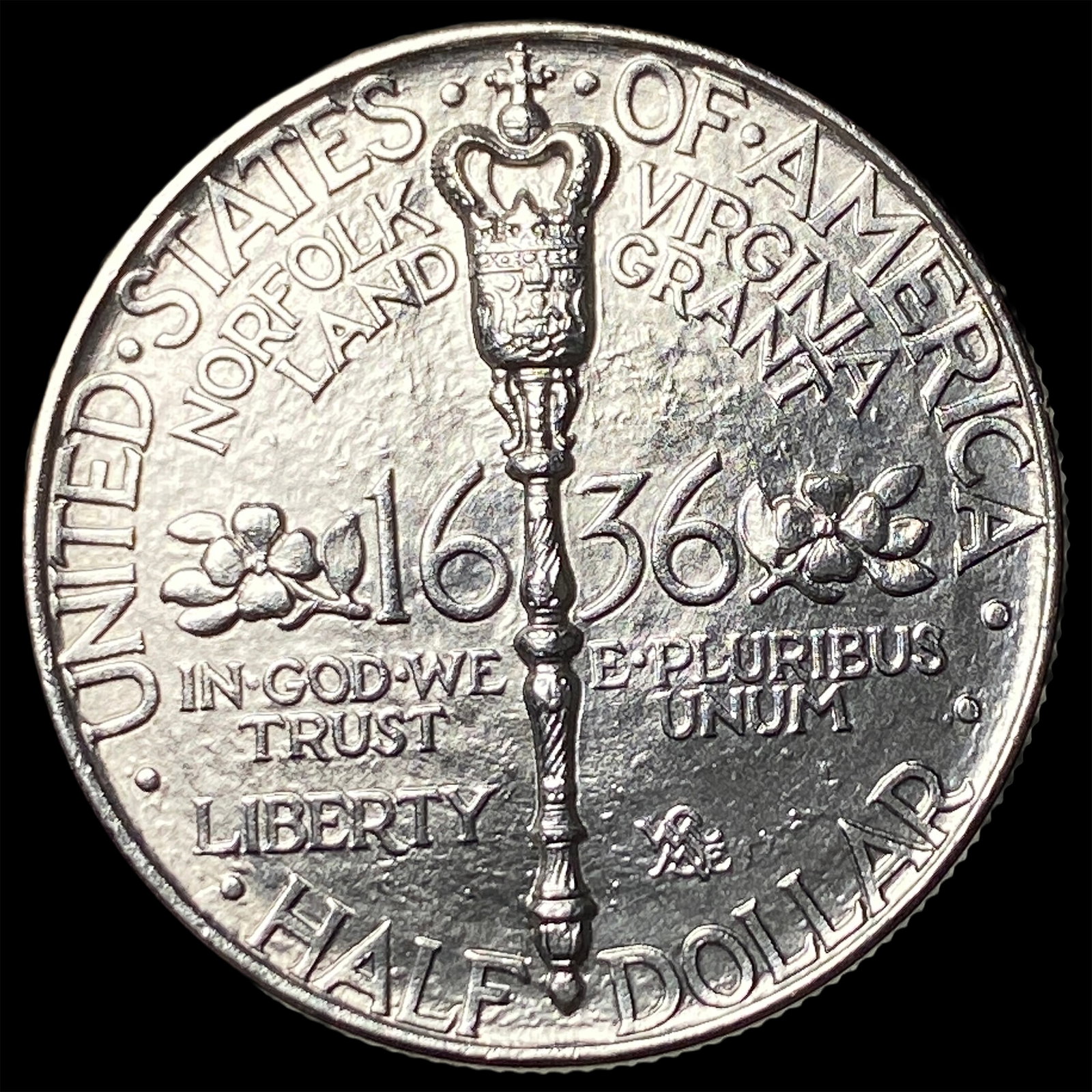 1936 Norfolk Bicentennial Silver Half Dollar GEM BU (1 of 2)