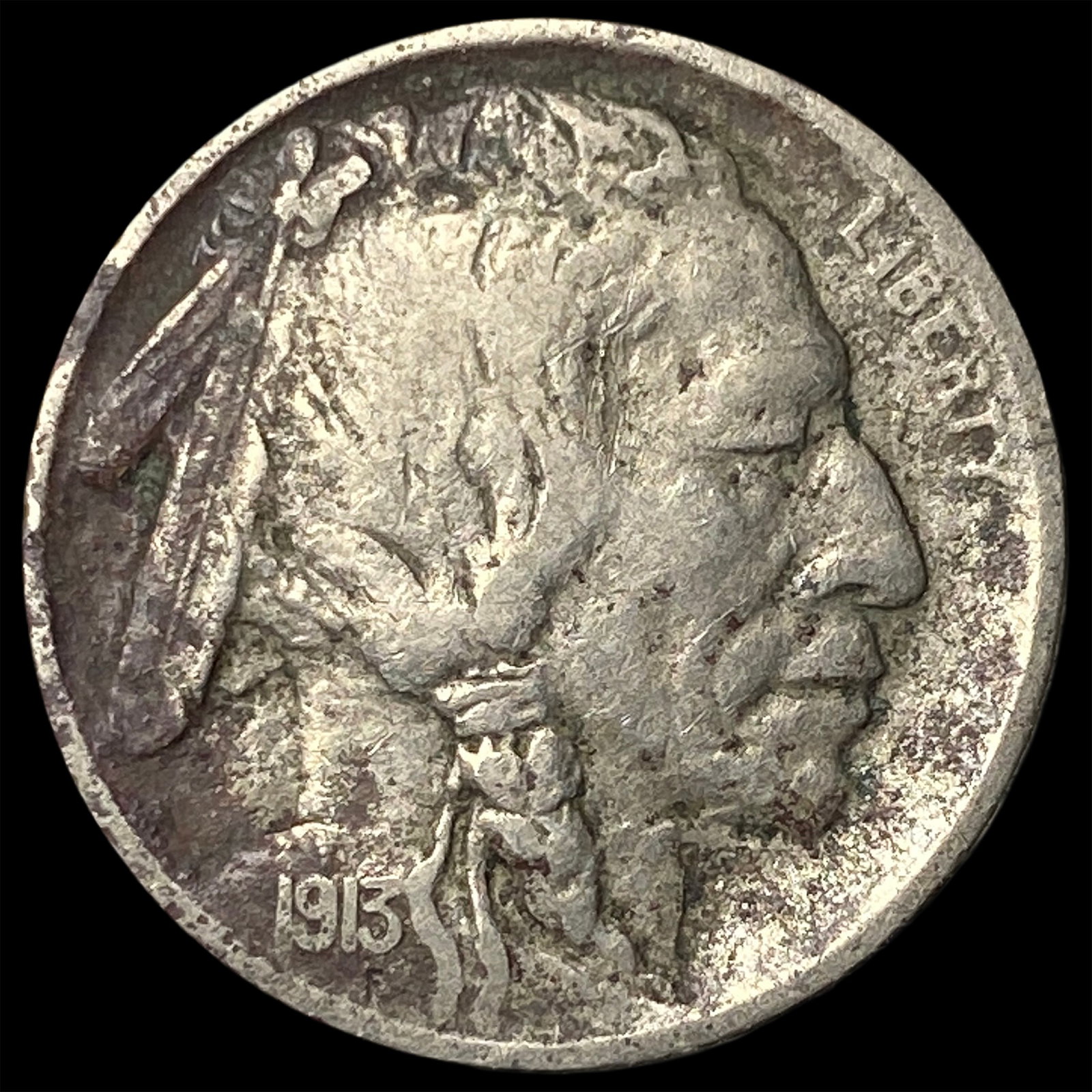 1913 Type 1 Buffalo Nickel CHOICE AU (1 of 2)
