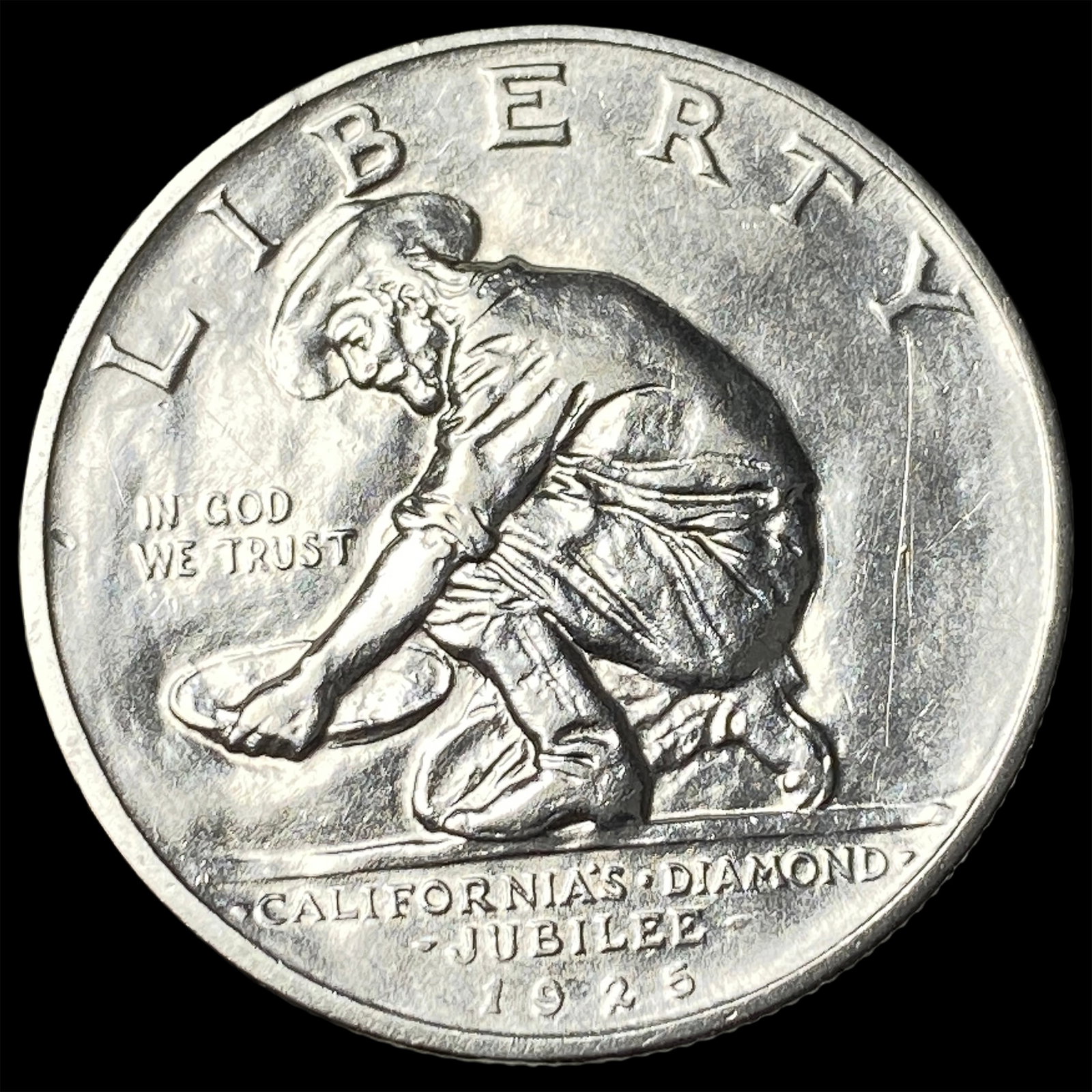 1925-S Silver California Diamond Jubilee Half Dollar CHOICE BU: 1925-S Silver California Diamond Jubilee Half Dollar CHOICE BU