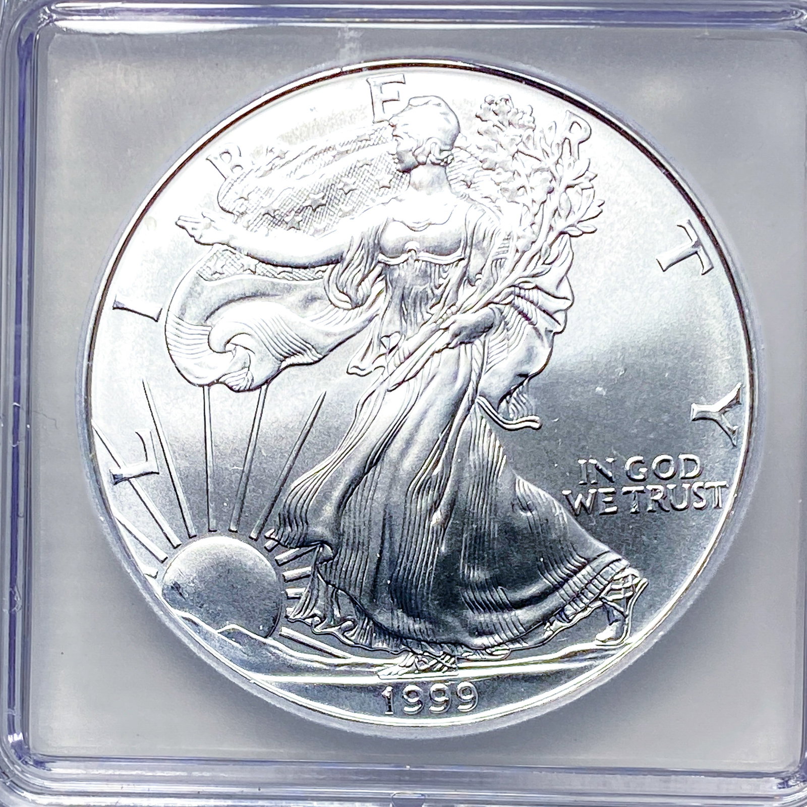 1999 Silver Eagle ICG MS70 - 3