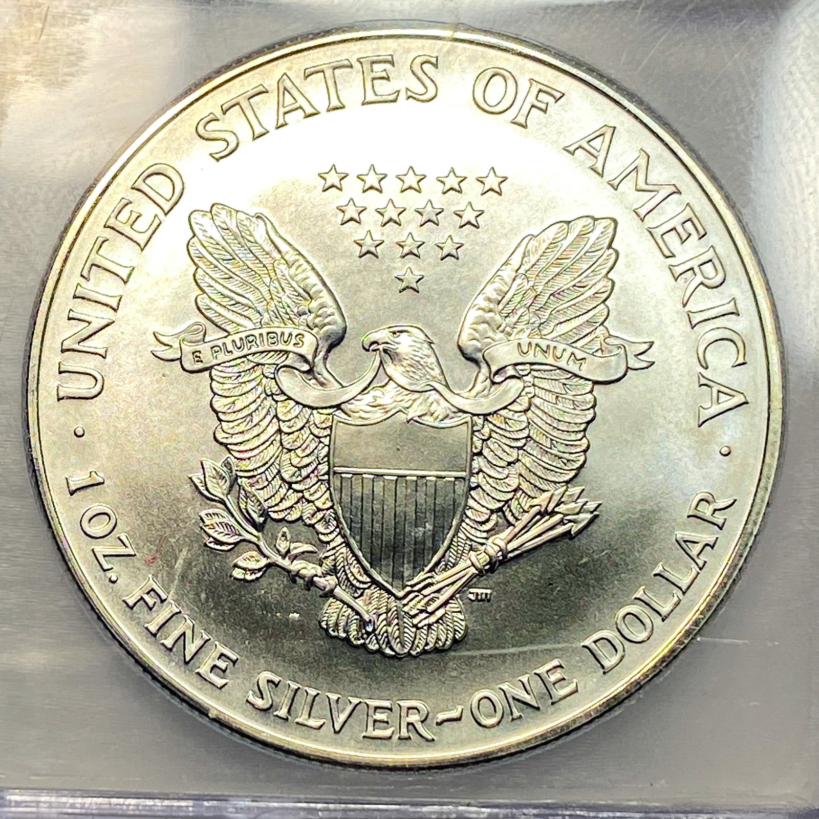 1999 Silver Eagle ICG MS70 - 4