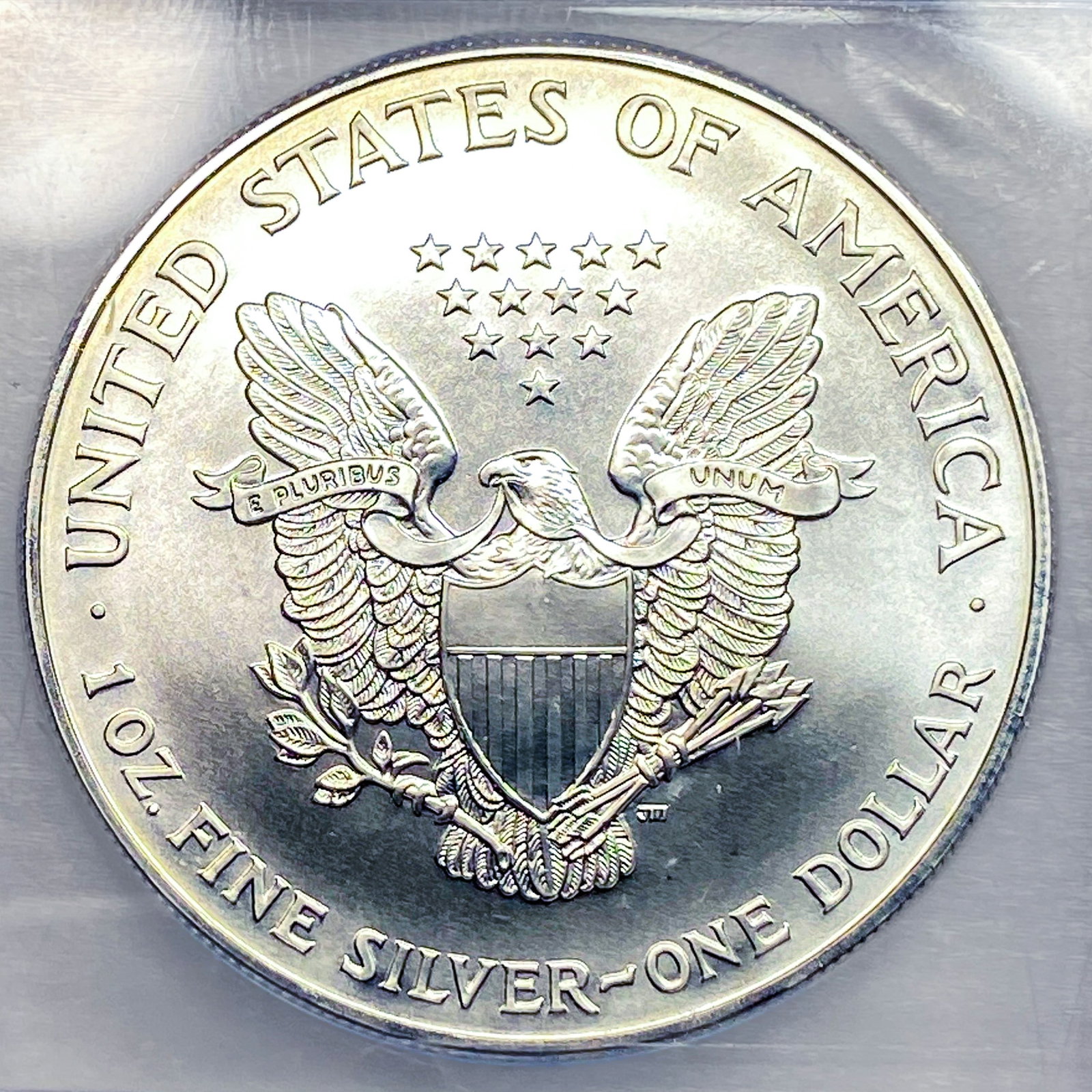 1999 Silver Eagle ICG MS70 - 4