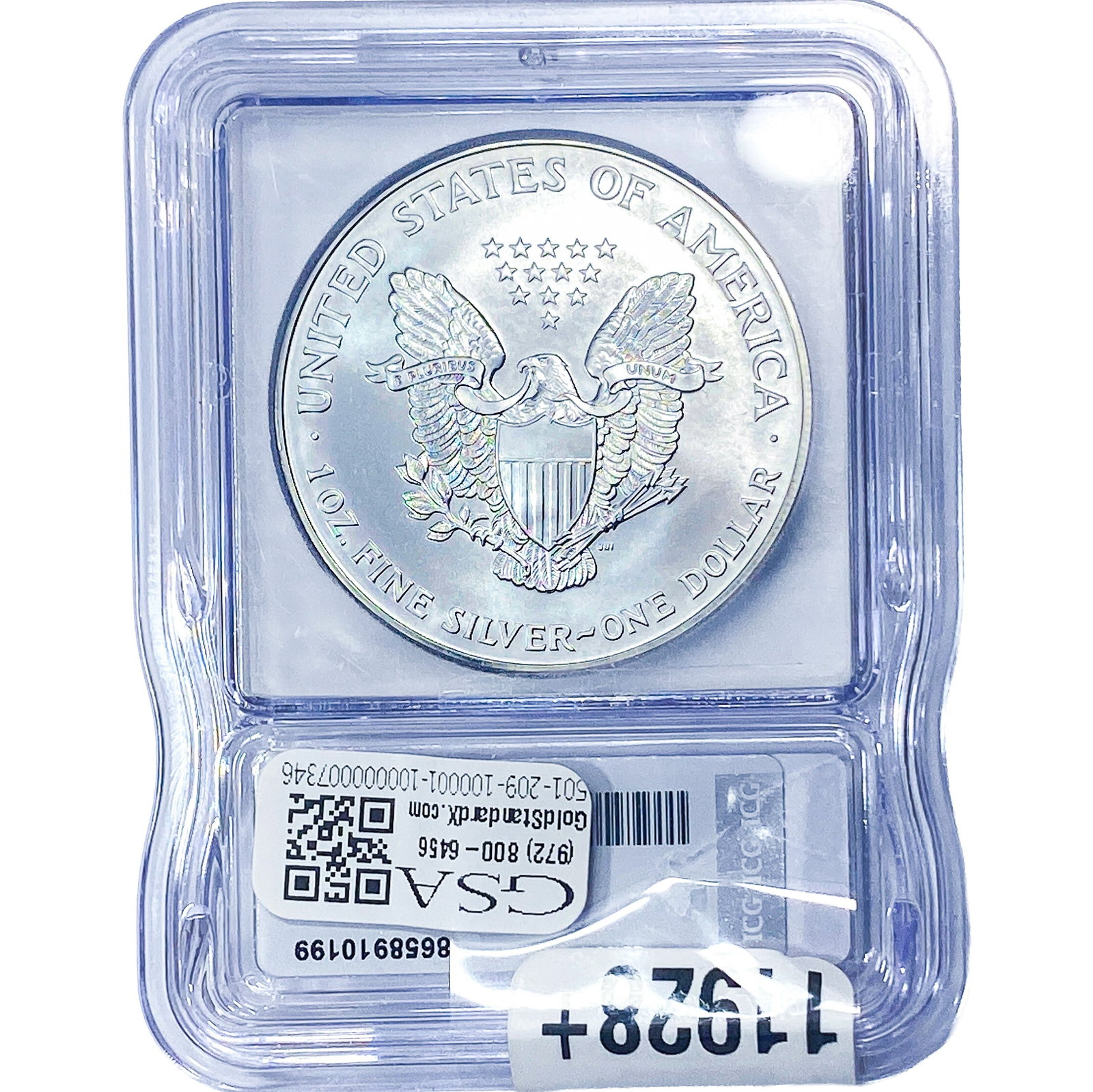 1999 Silver Eagle ICG MS70 - 2