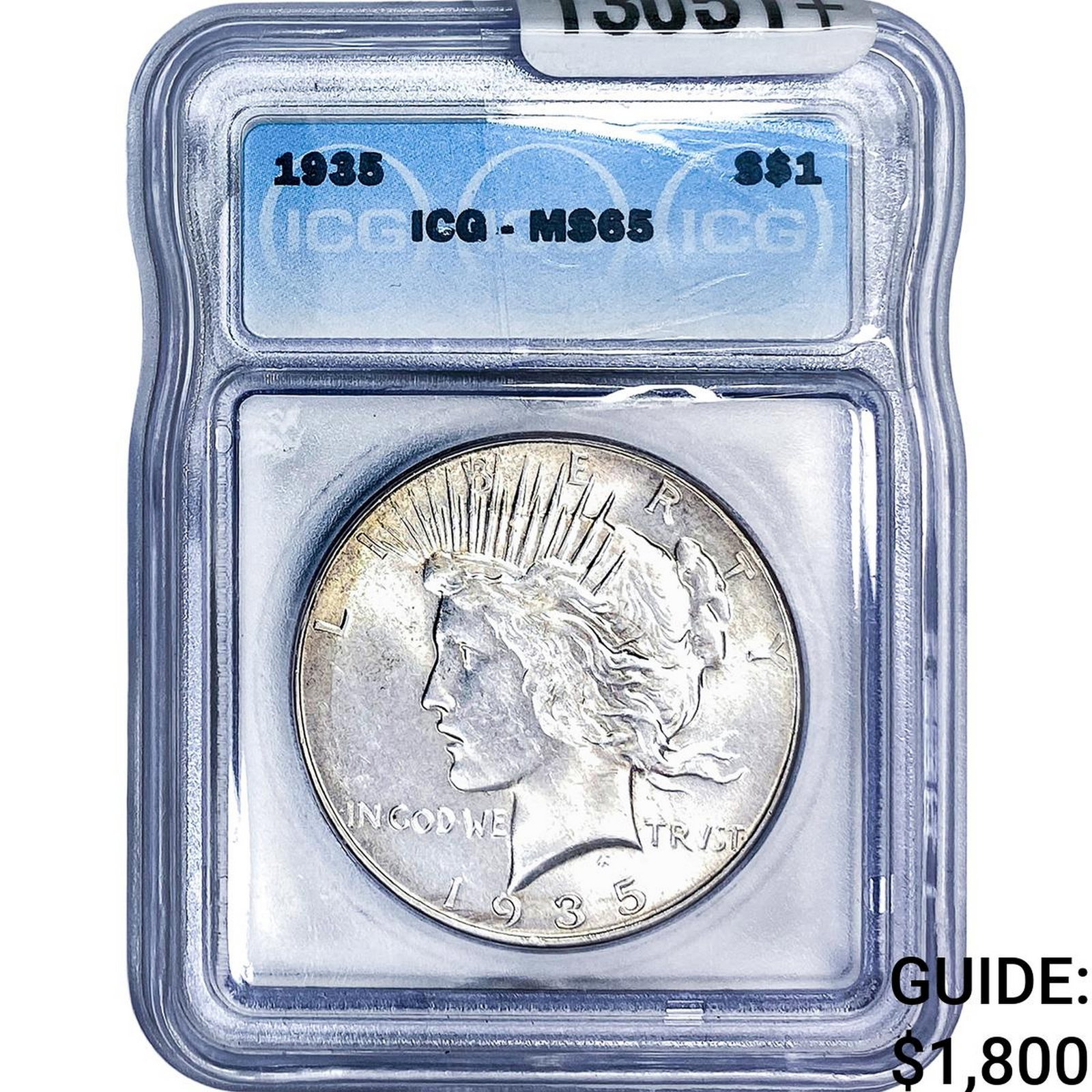 1935 Silver Peace Dollar ICG MS65 (1 of 4)