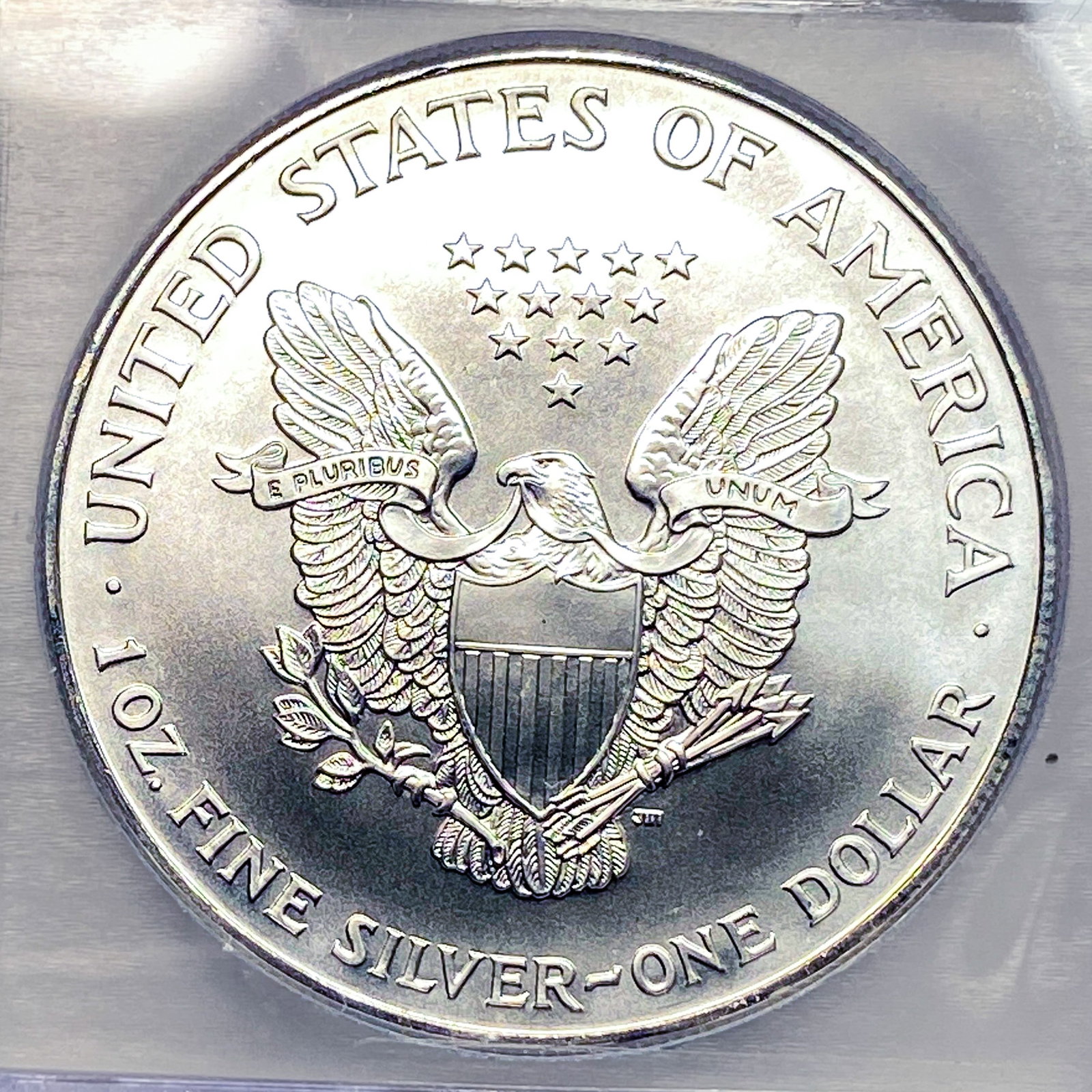1999 Silver Eagle ICG MS70 - 4