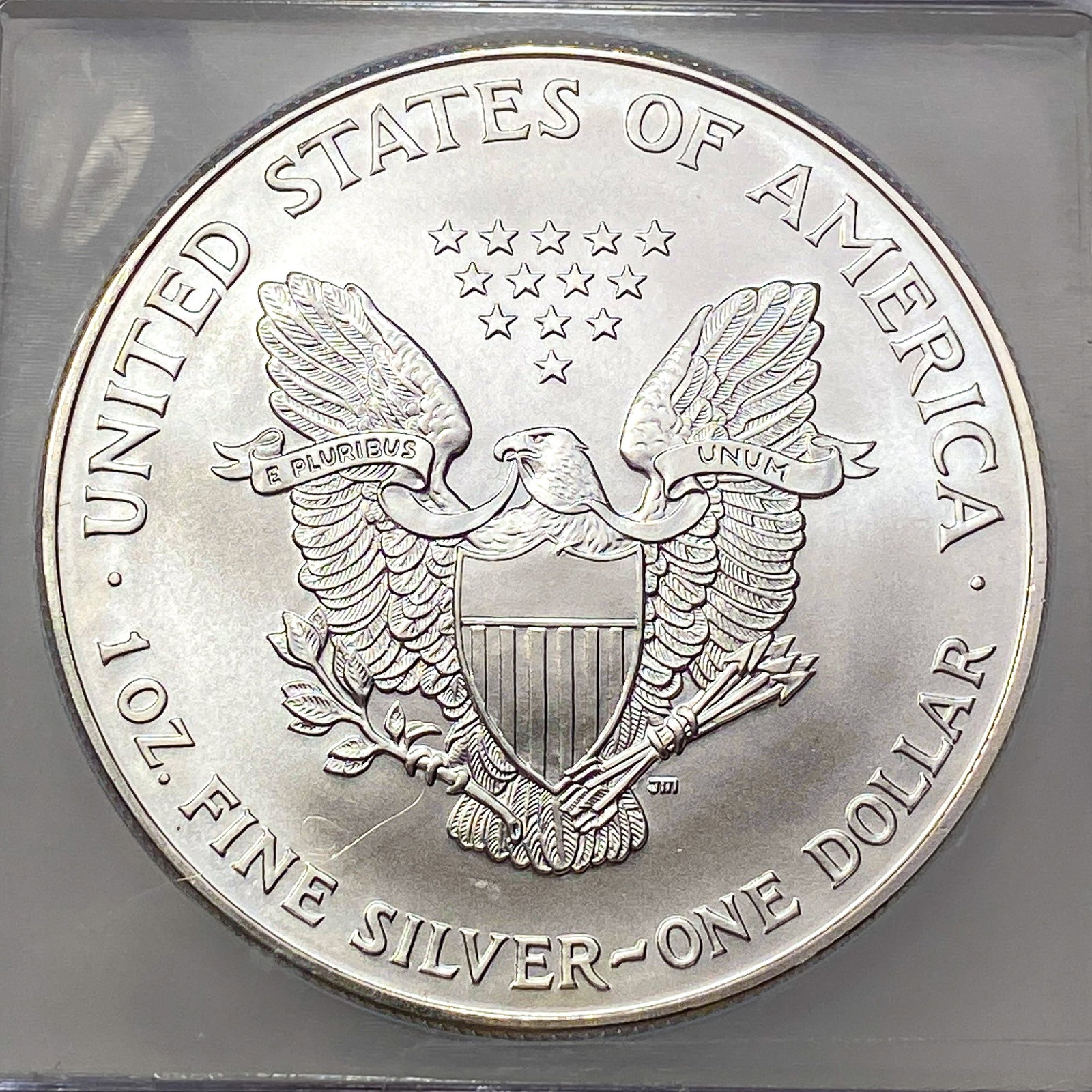 1999 Silver Eagle ICG MS70 - 4