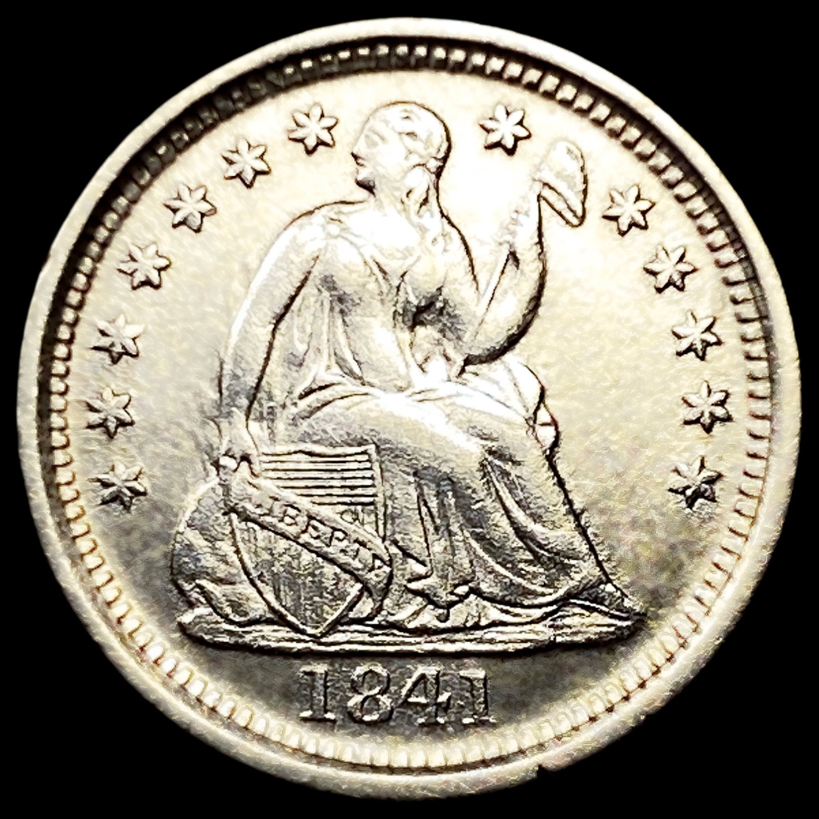 1841-O Seated Liberty Half Dime: 1841-O Seated Liberty Half Dime